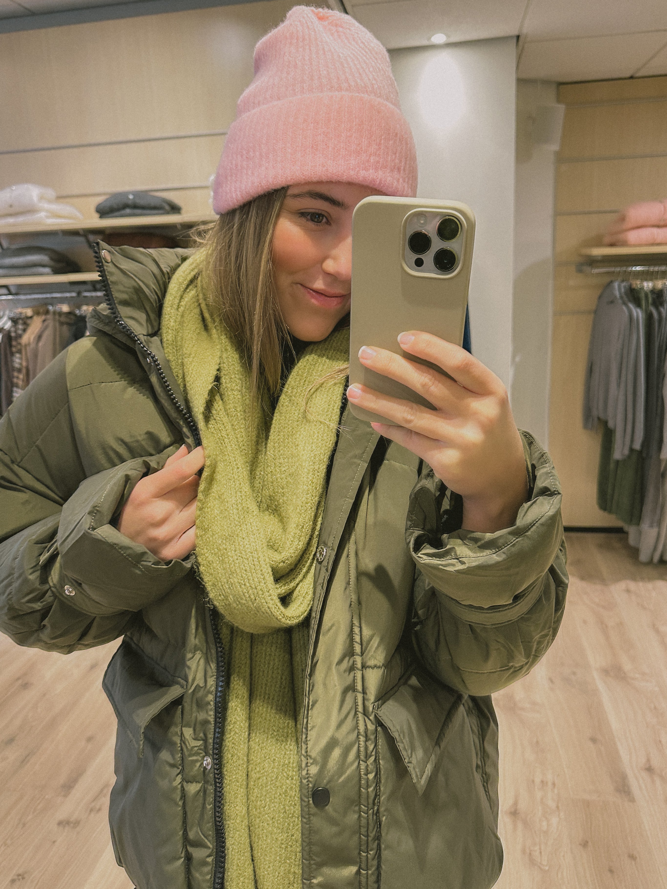 OLIVE GREEN SCARF