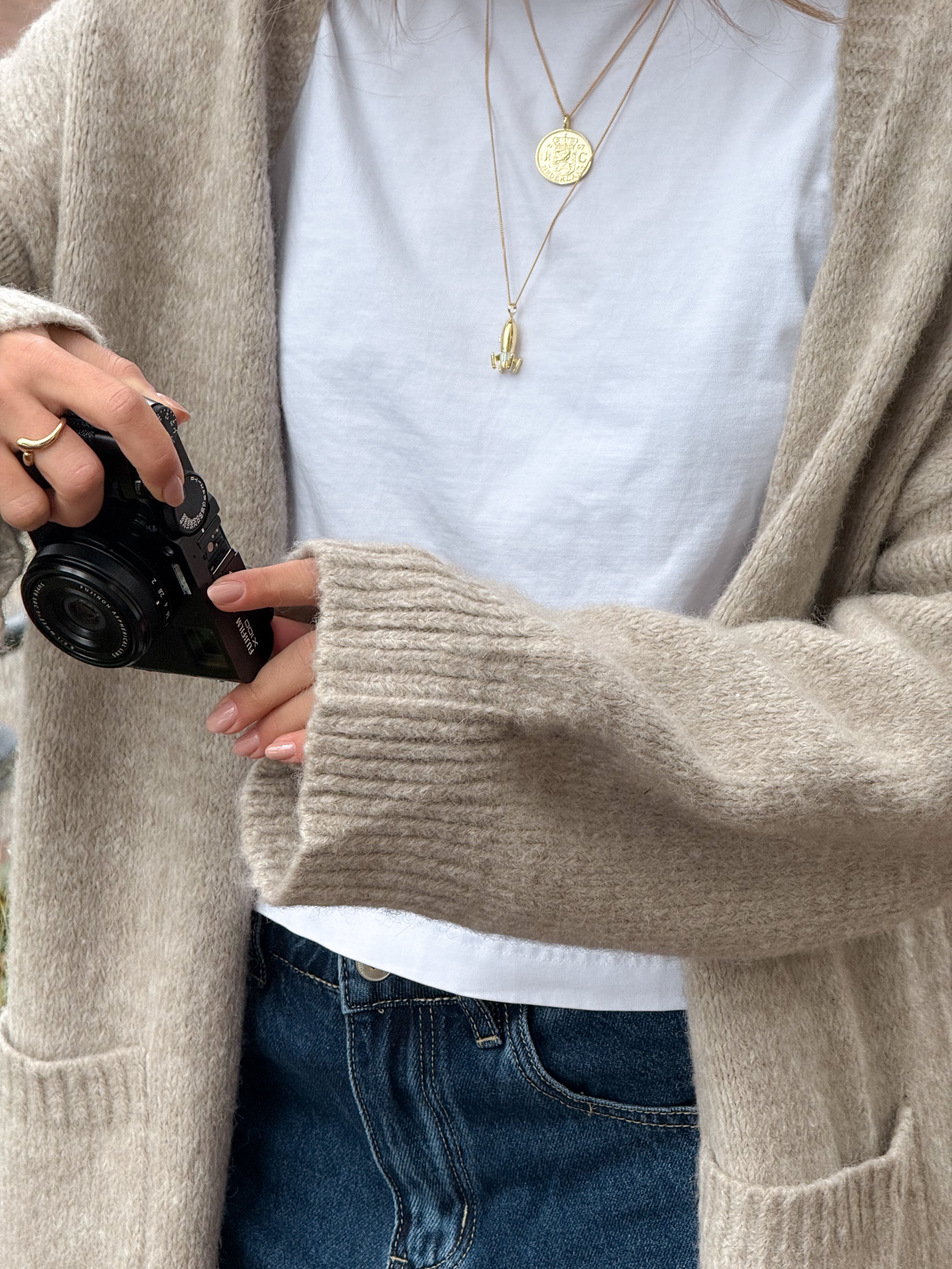 THE ASPEN CARDIGAN BEIGE