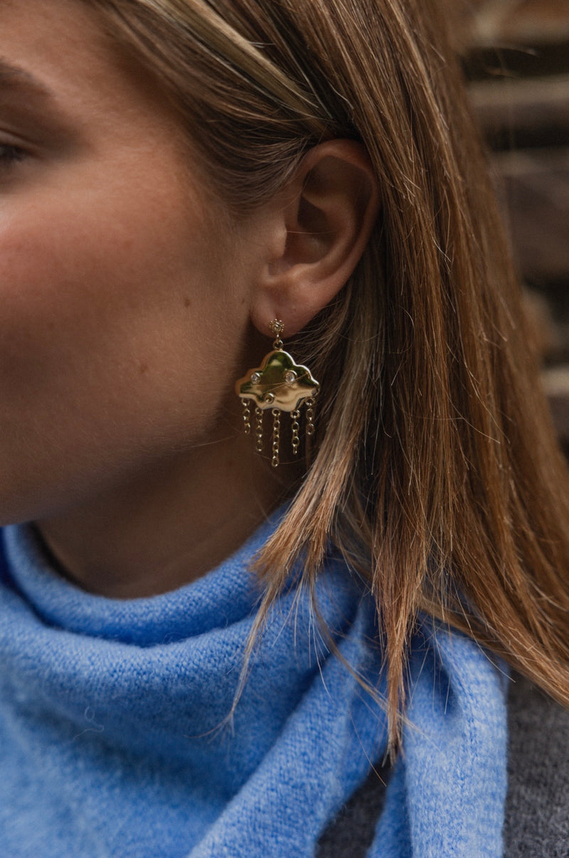 Head in the Clouds Stud Earrings