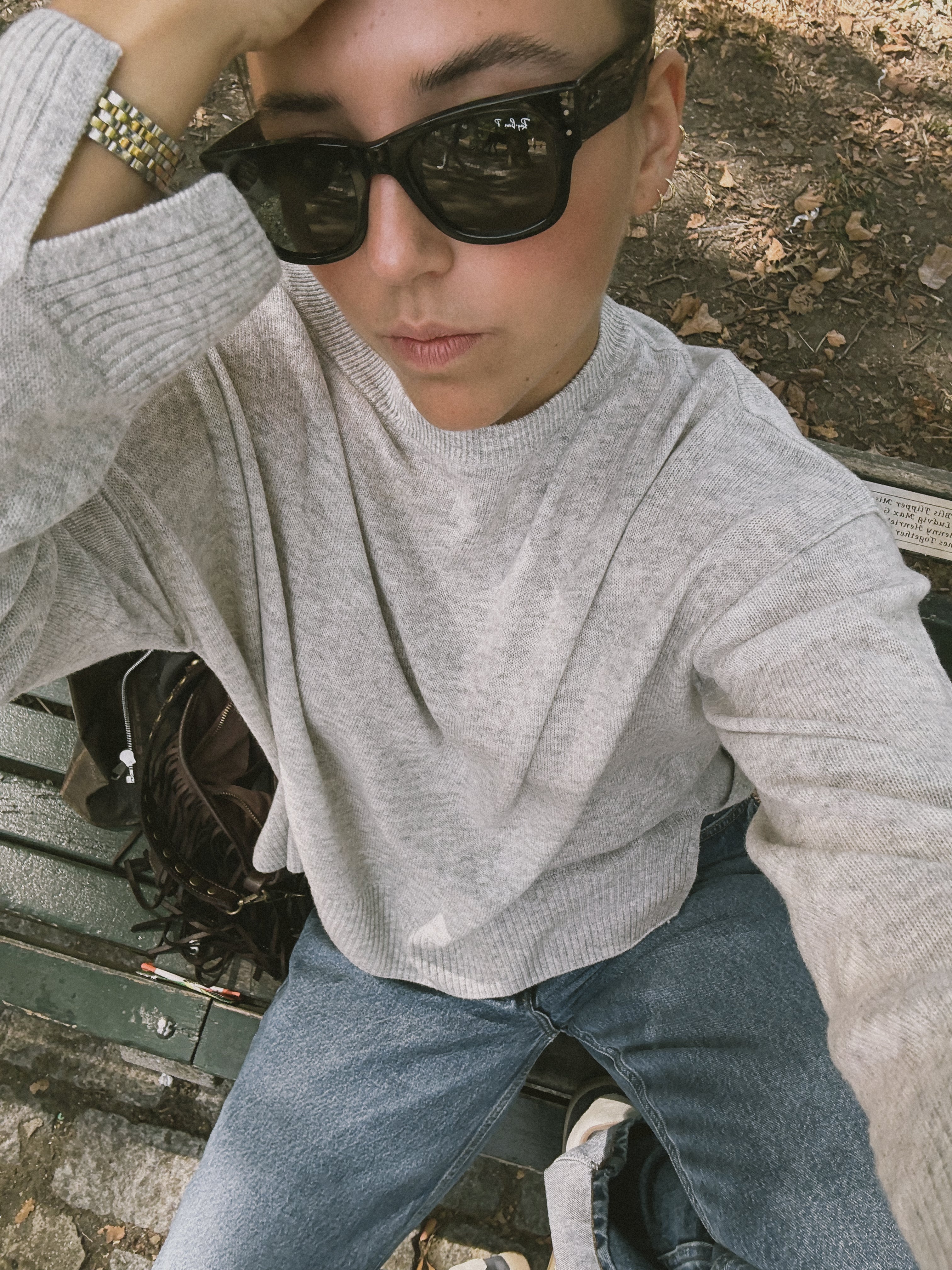 CASHMERE U.E.S. KNIT GREY