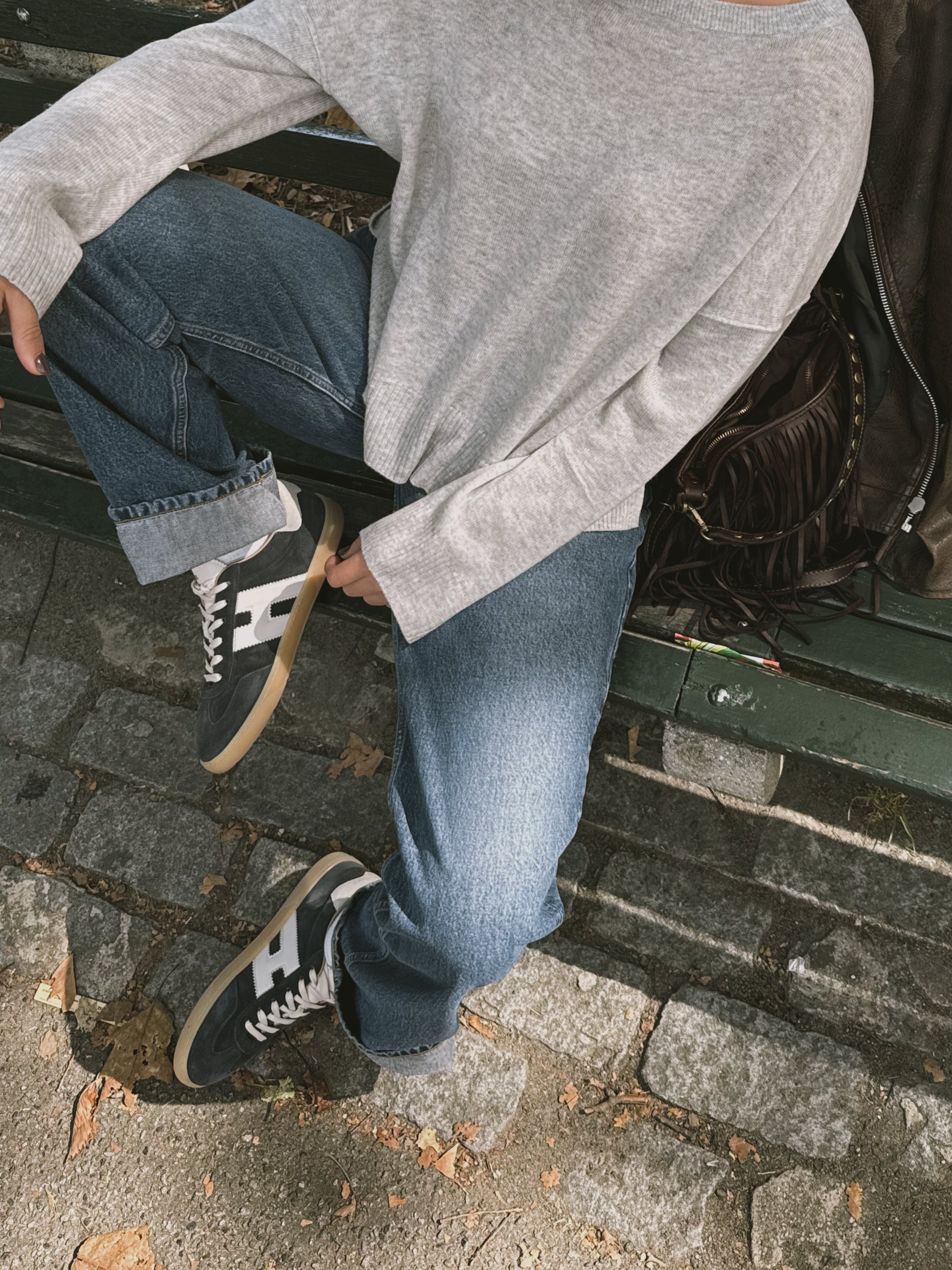 CASHMERE U.E.S. KNIT GREY