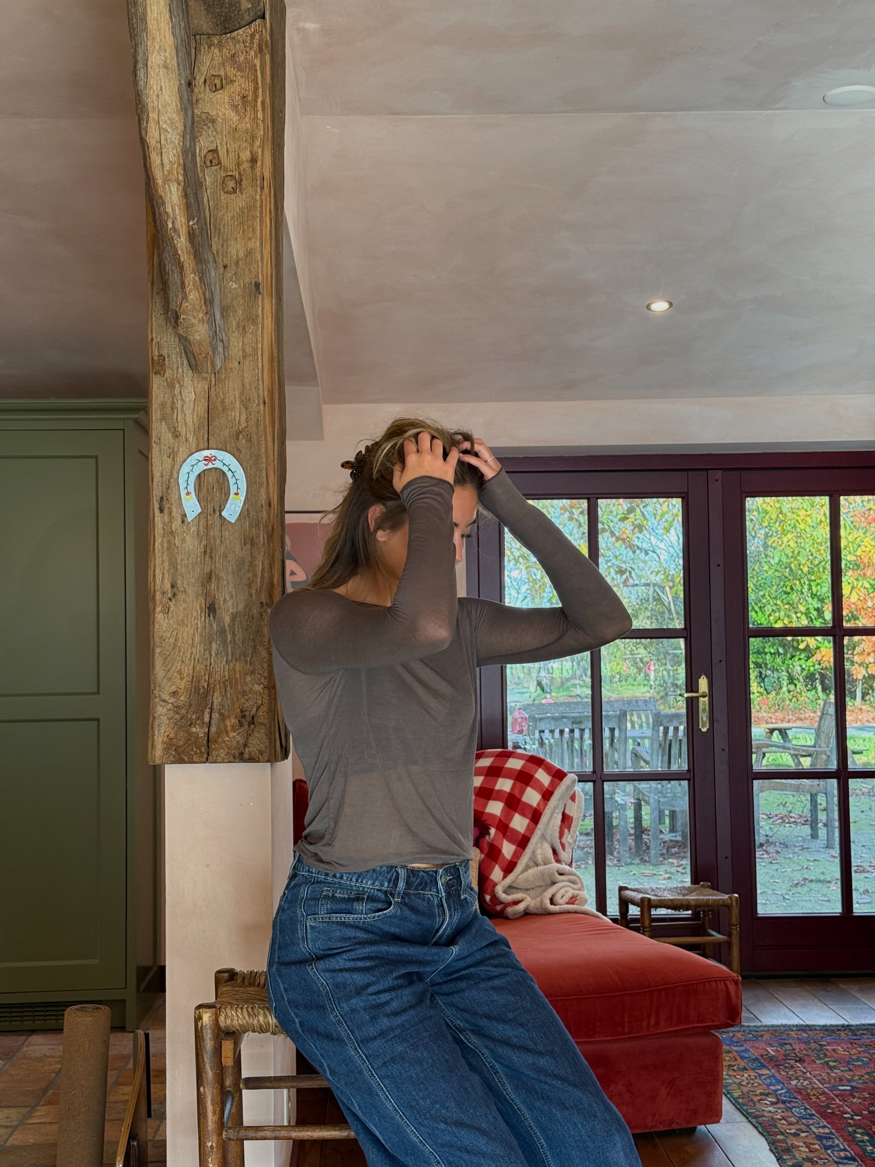 THE CASSIE TOP TAUPE