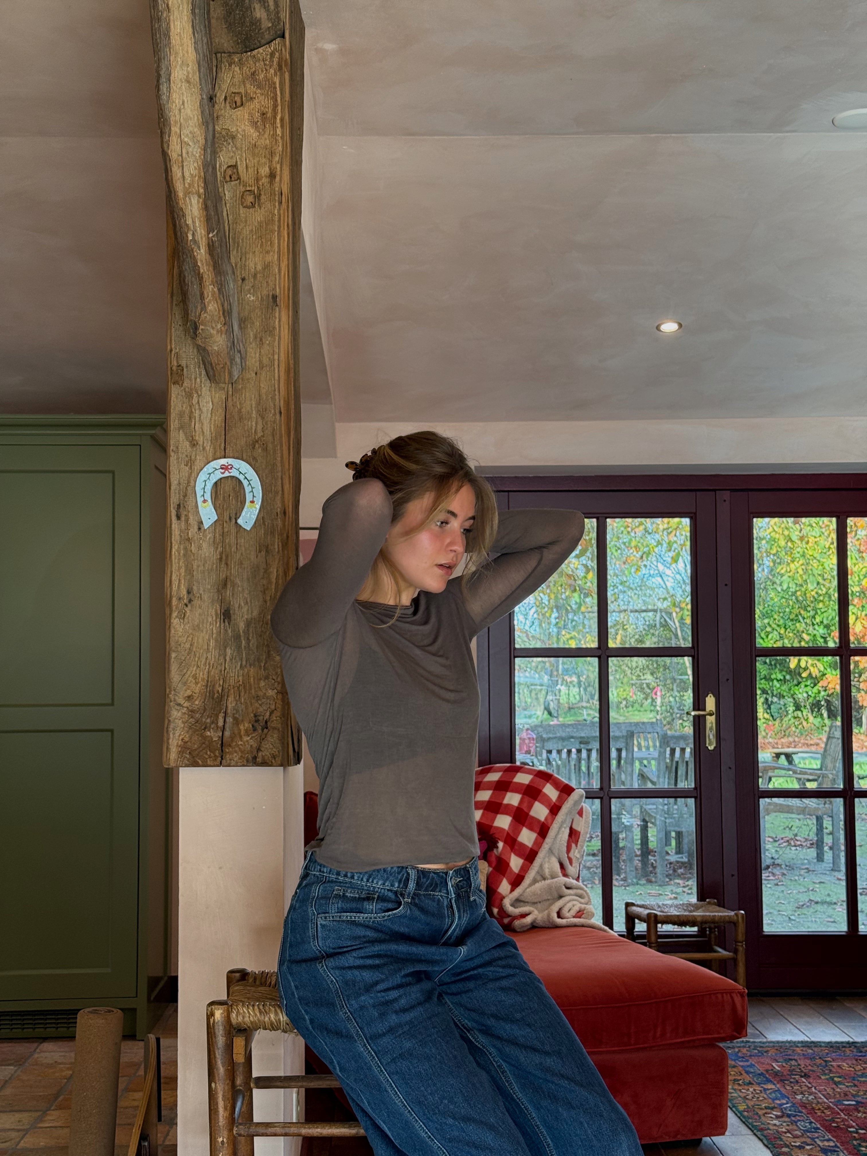 THE CASSIE TOP TAUPE