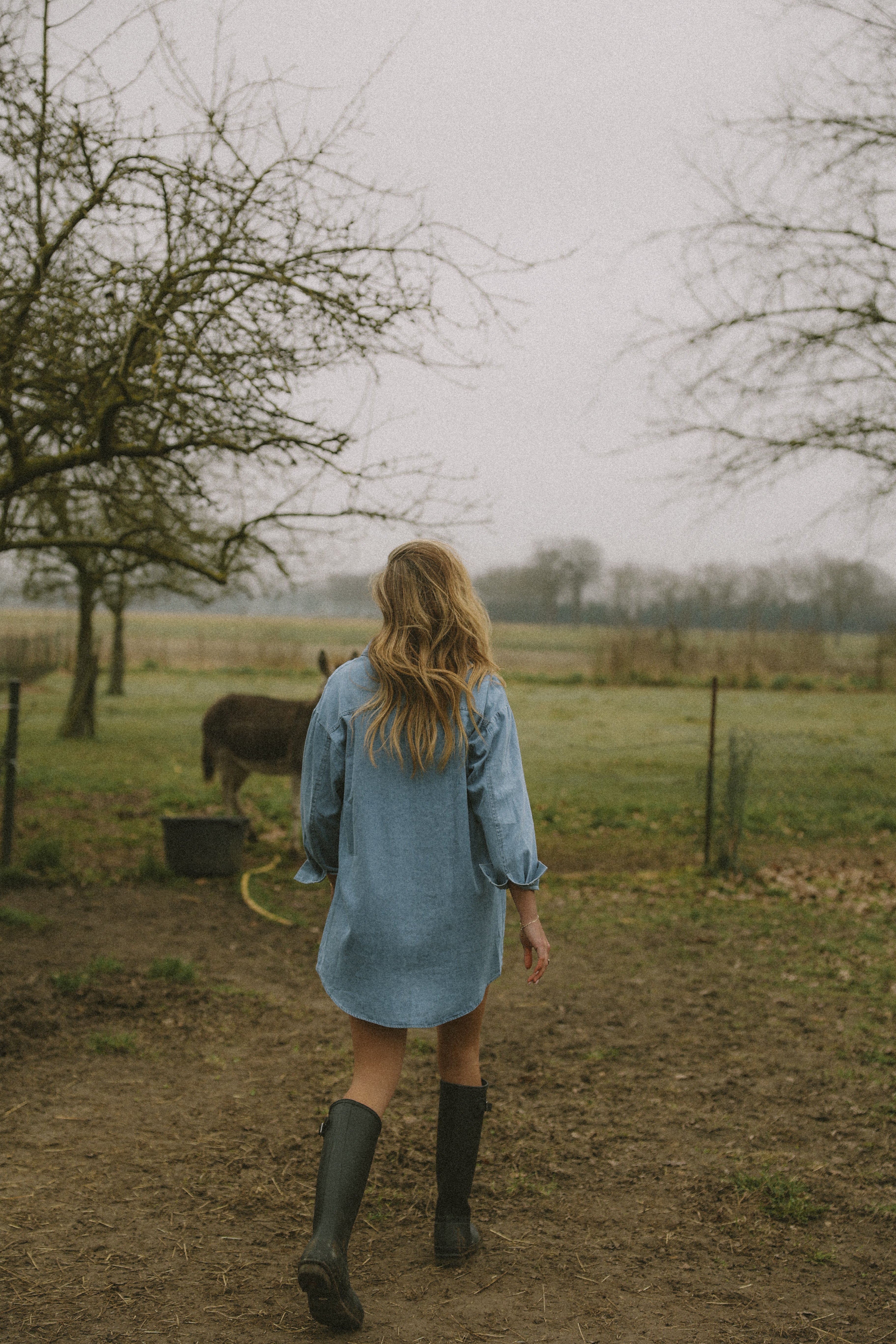 DENIM SAM DRESS LIGHTBLUE