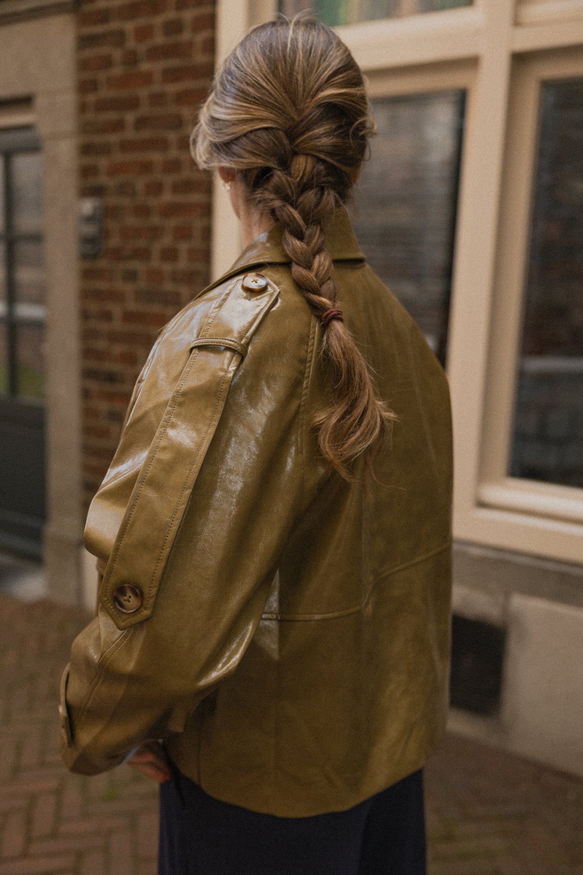 STELLA JACKET OLIVE GREEN