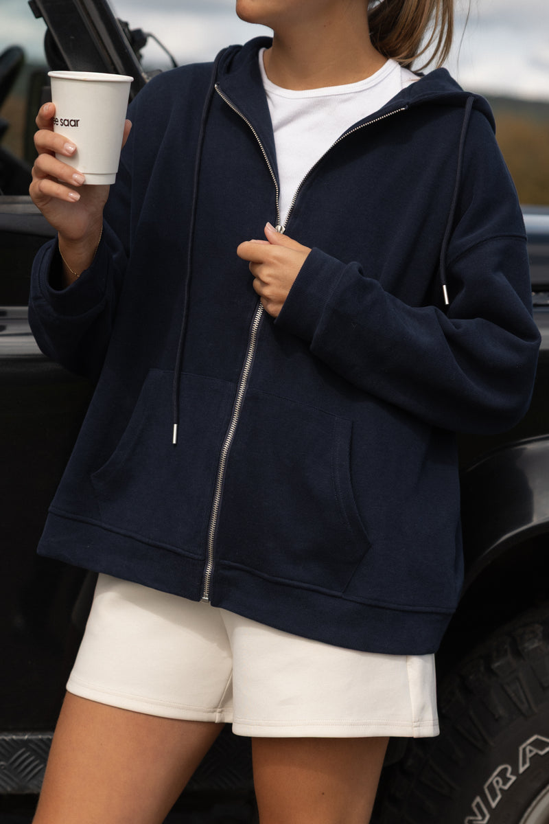 EVERYDAY OVERSIZED VEST NAVY