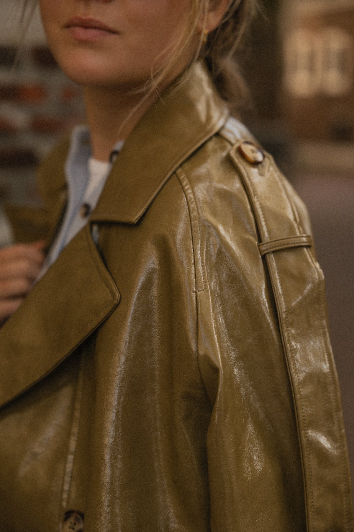 STELLA JACKET OLIVE GREEN