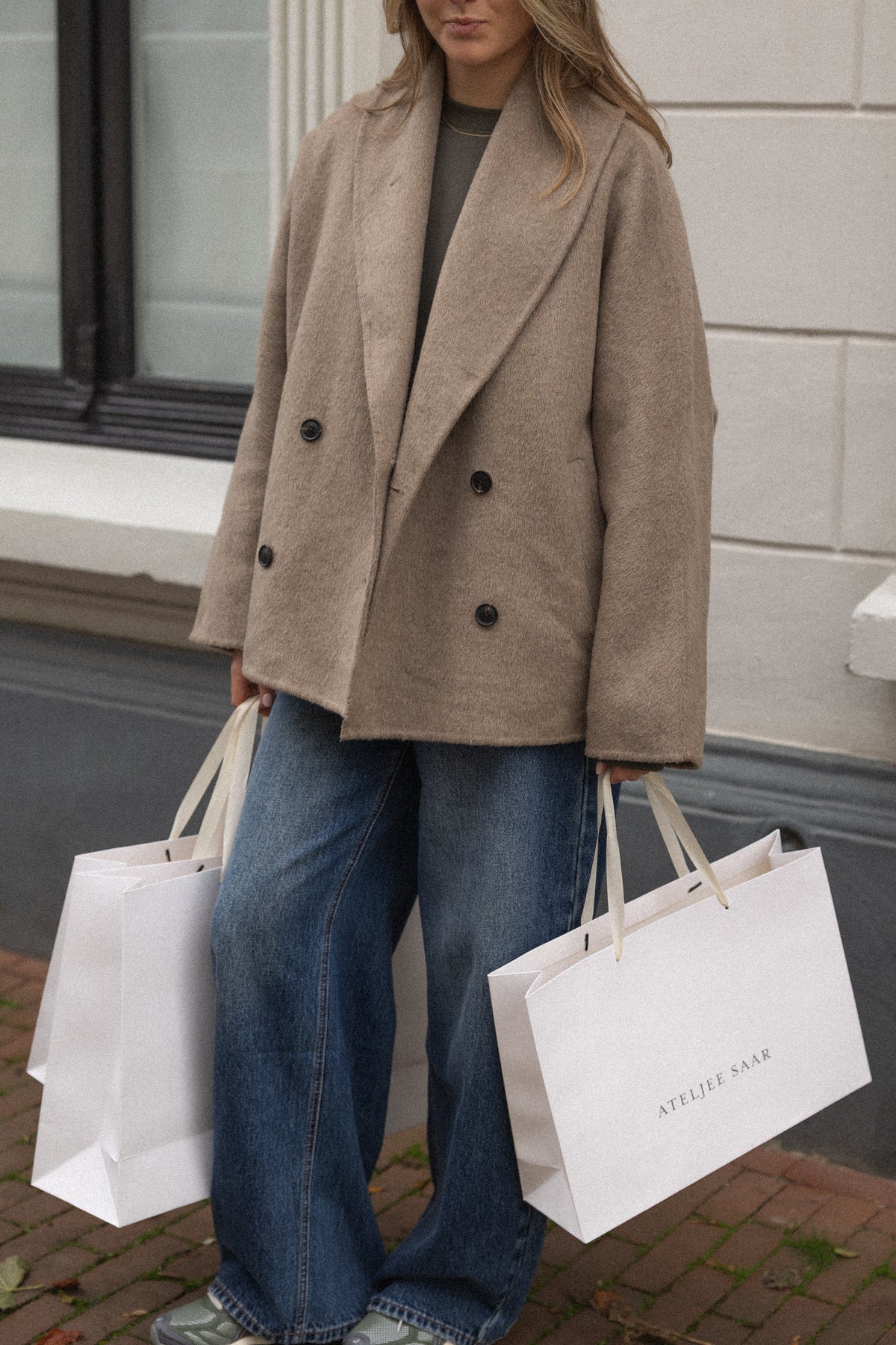 WOOL STELLA COAT TAUPE