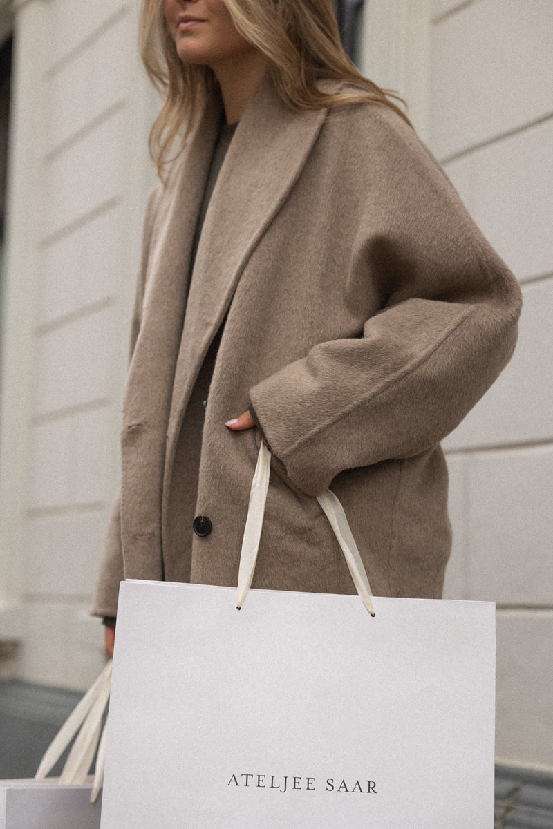 WOOL STELLA COAT TAUPE