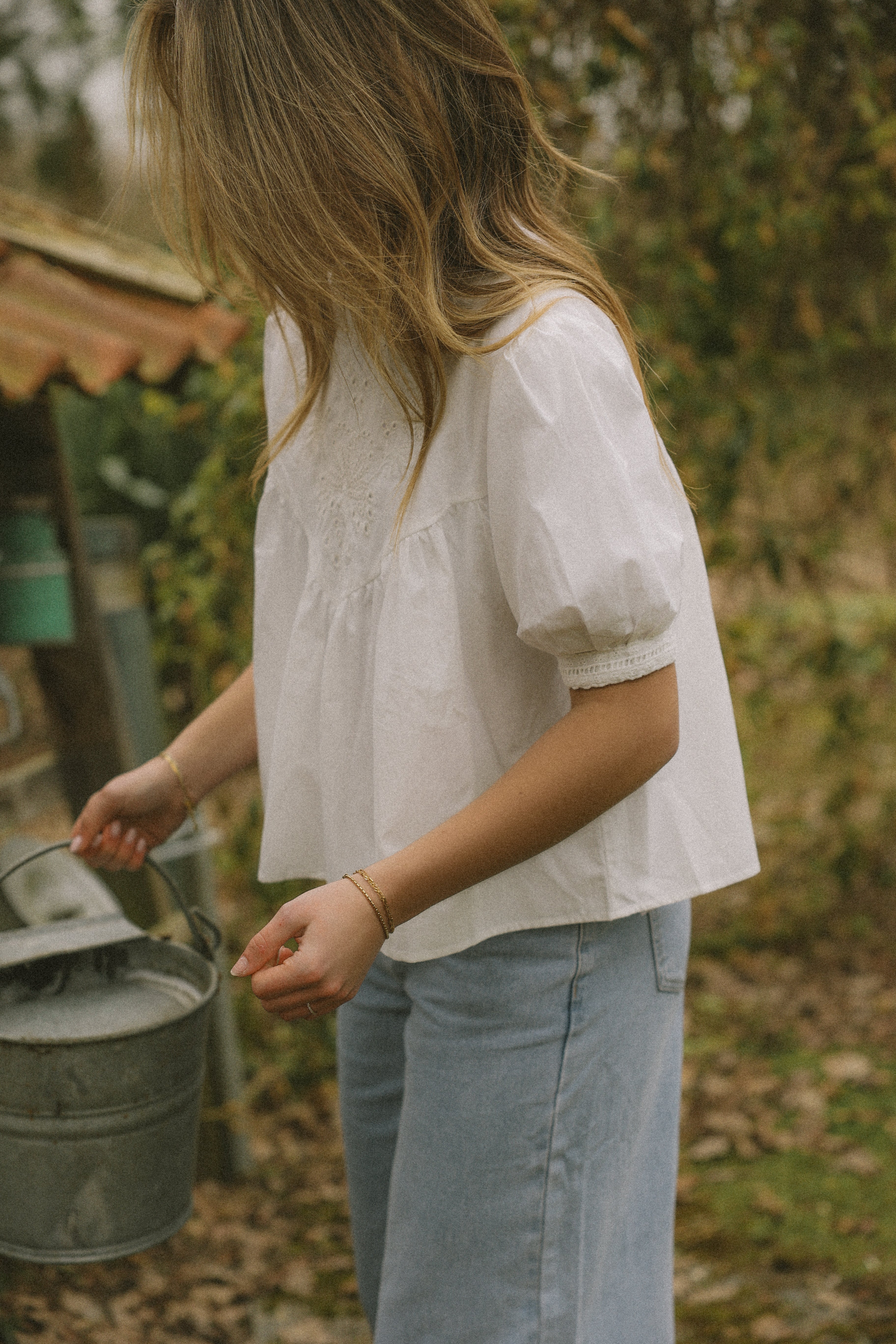 BRODERIE TOP WHITE