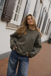 OVERSIZED KATE SWEATER KAKI
