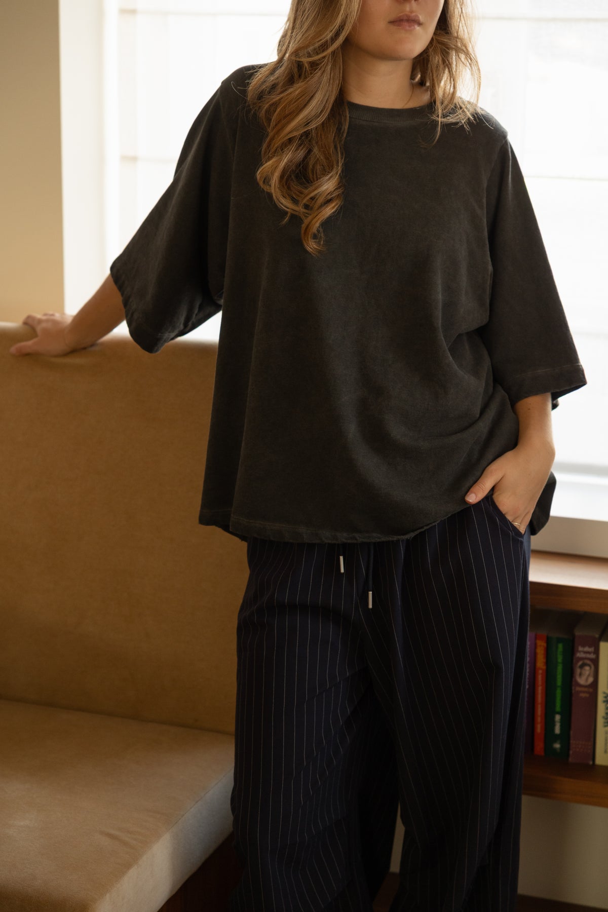 OVERSIZED TEE VINTAGE WASHED BLACK