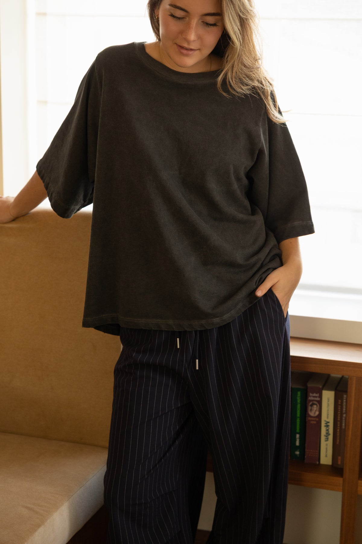 OVERSIZED TEE VINTAGE WASHED BLACK