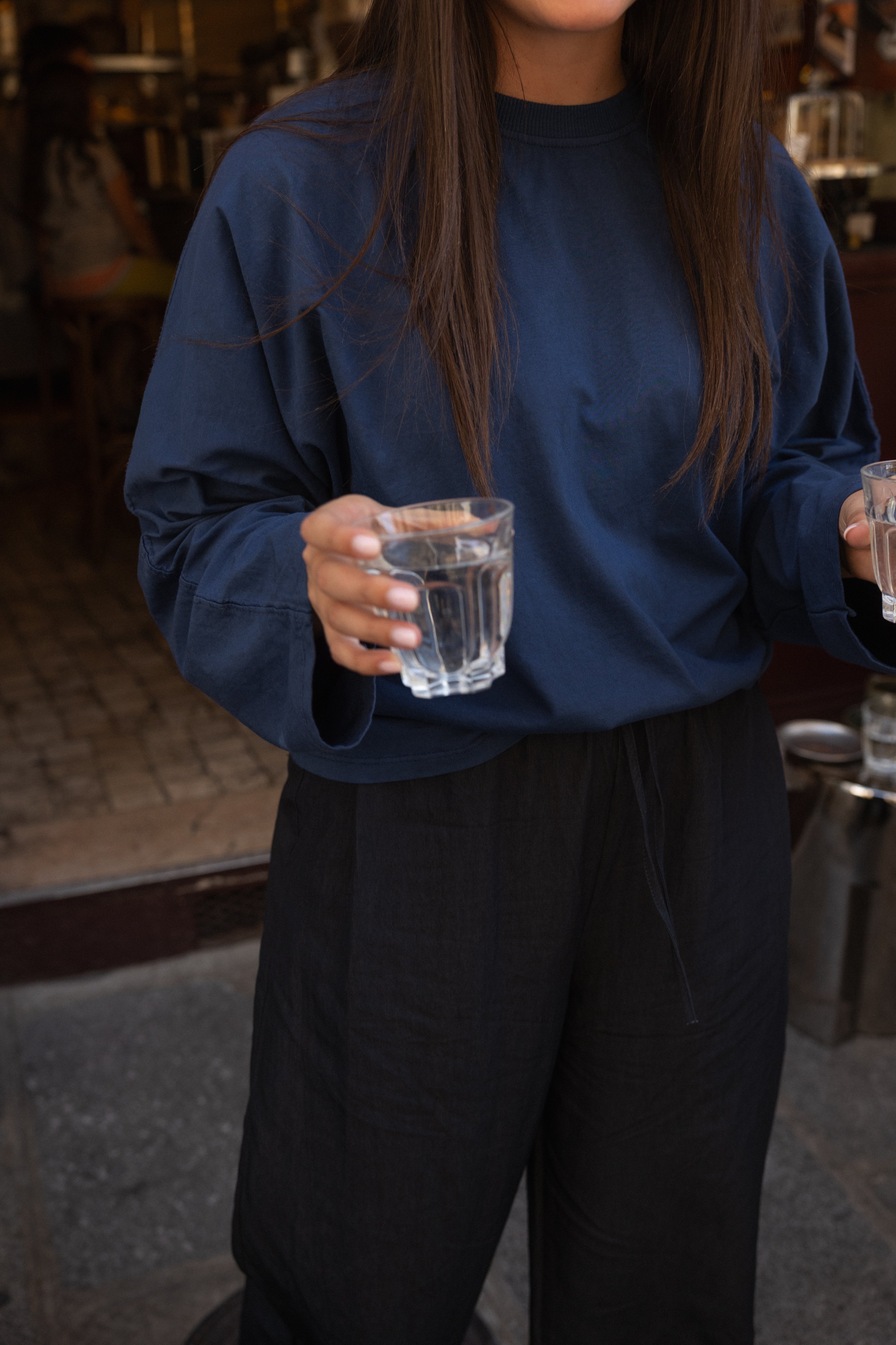 ESSENTIAL LONGSLEEVE NAVY
