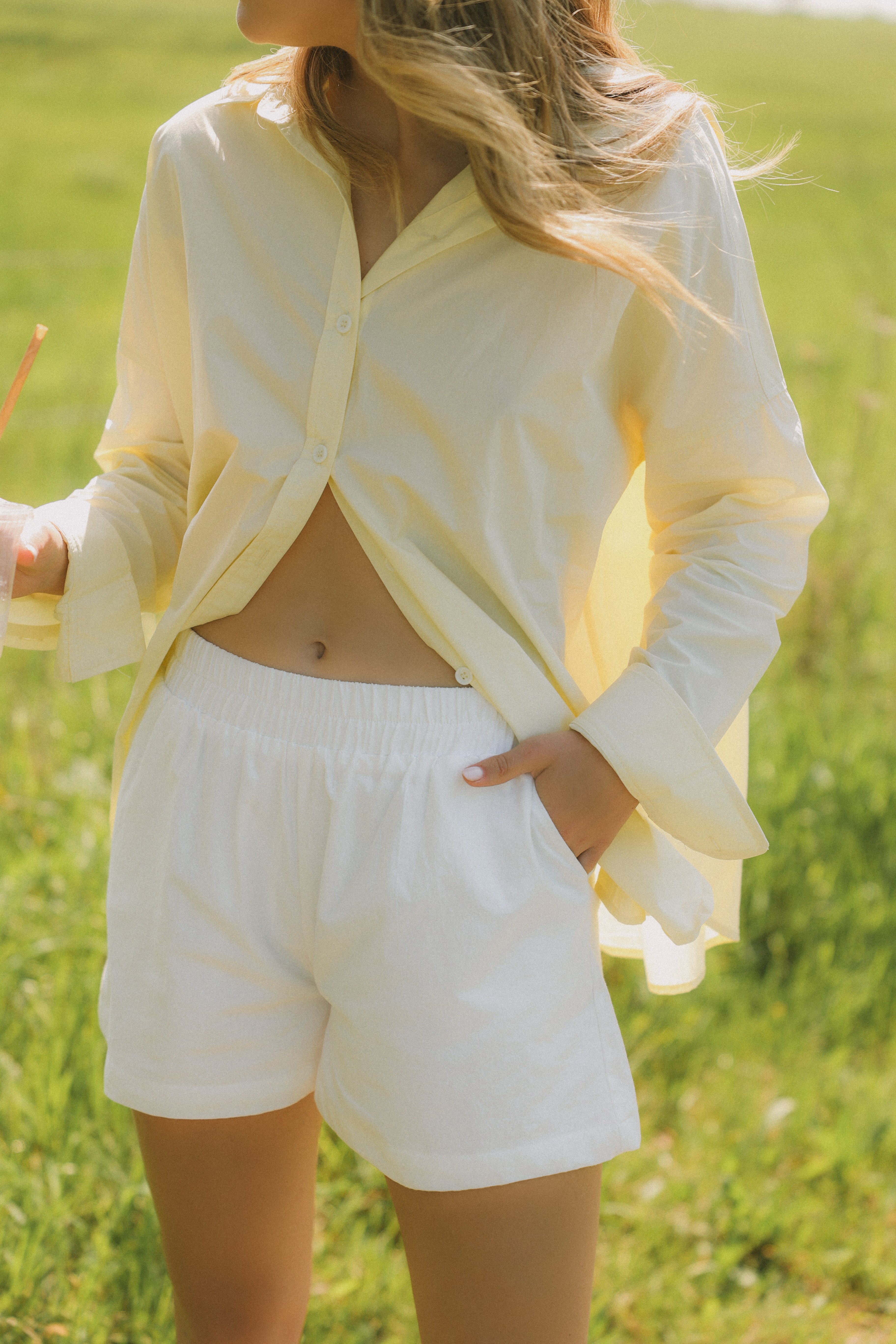 COTTON SHORT WHITE