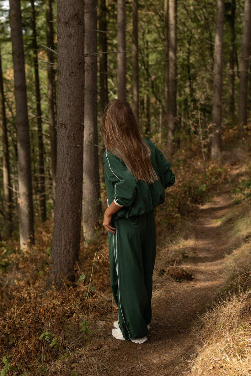 SPORTY BOMBER JACKET GREEN