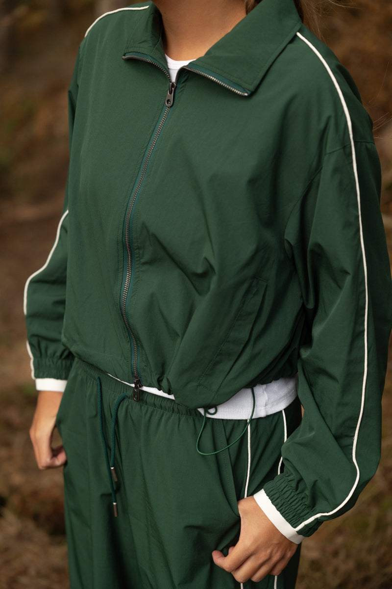 SPORTY BOMBER JACKET GREEN