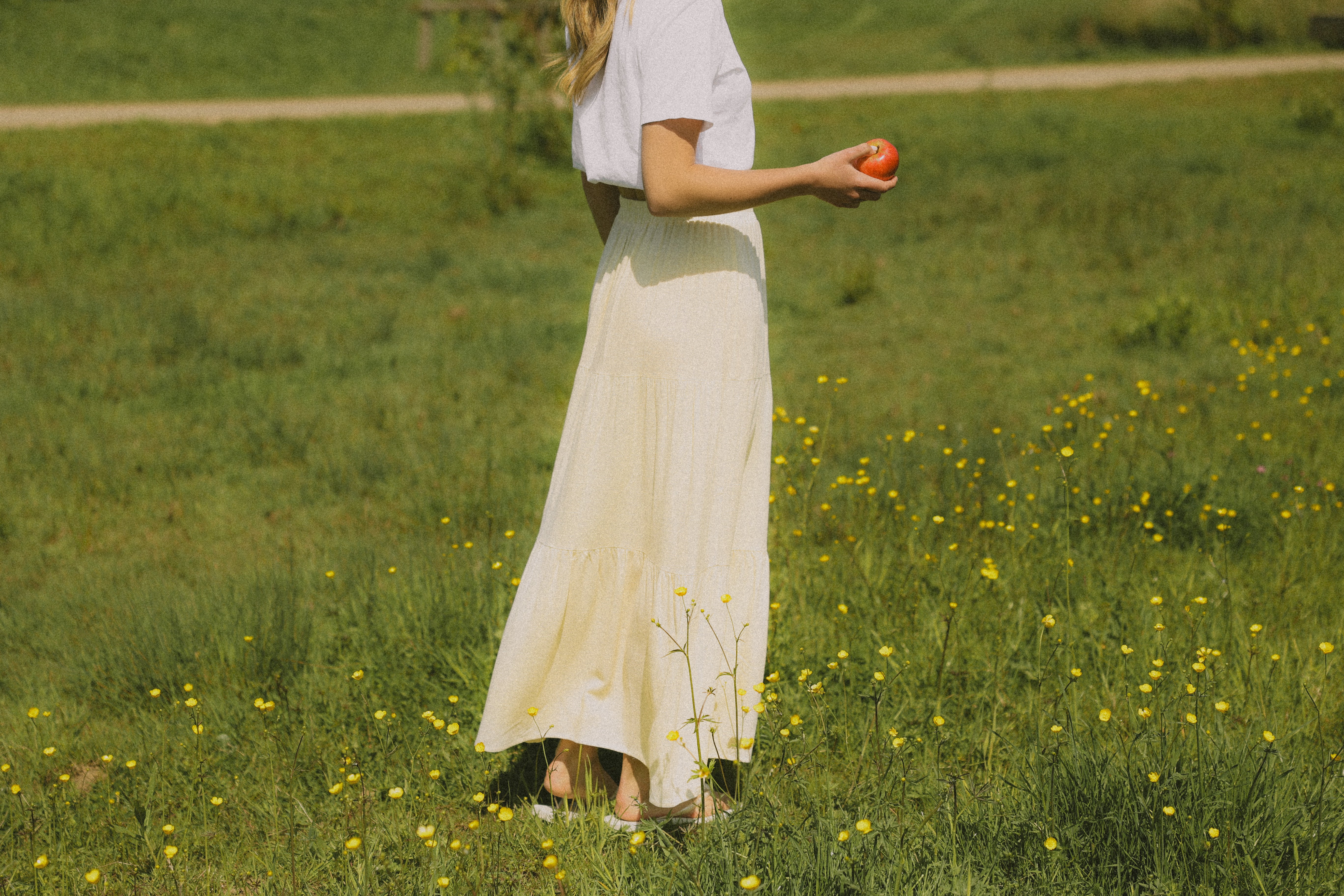 LINNEN MAXI SKIRT BUTTER YELLOW