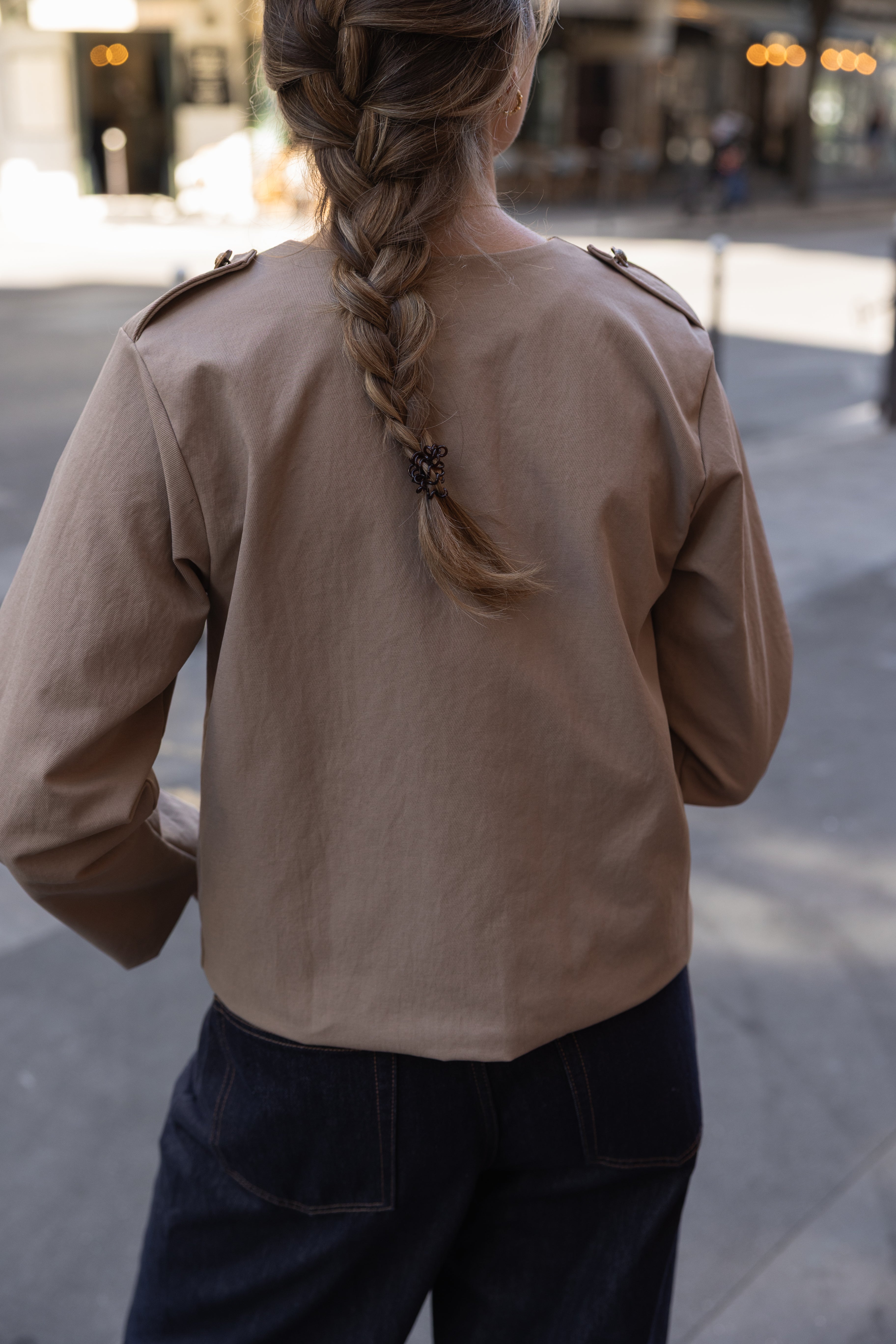 BUTTON JOSIE JACKET BEIGE