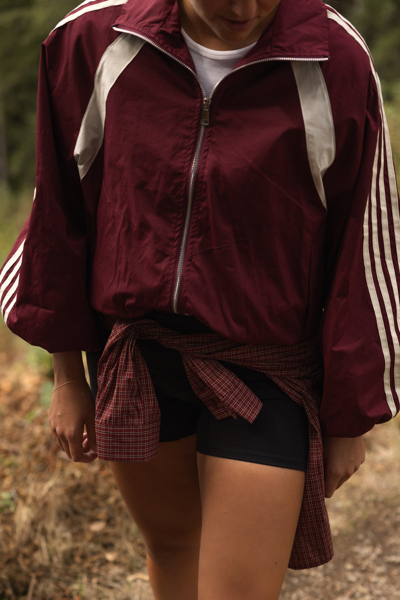 THE MOLLY BOMBER JACKET BORDEAUX