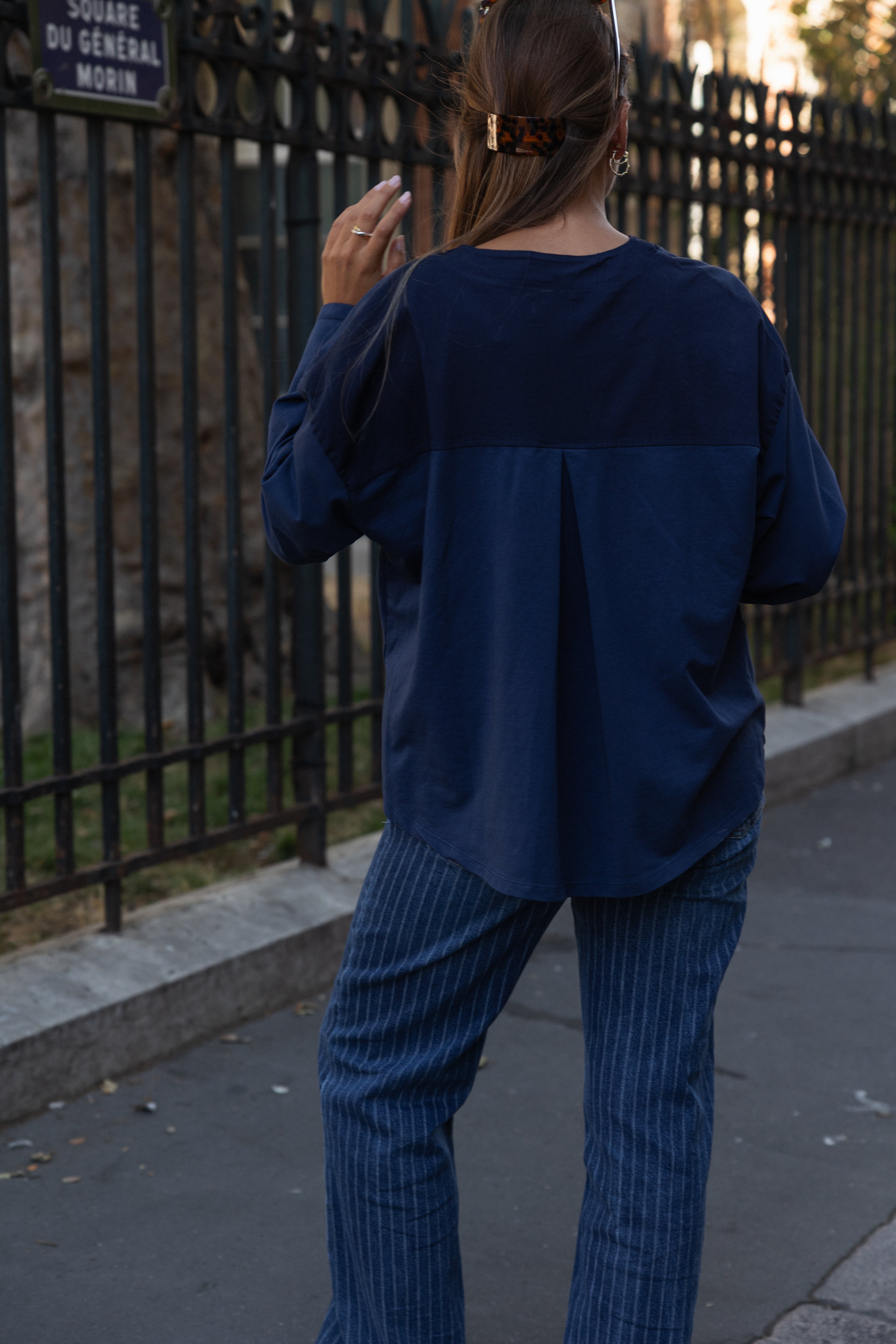 POLO BUTTON LONGSLEEVE NAVY