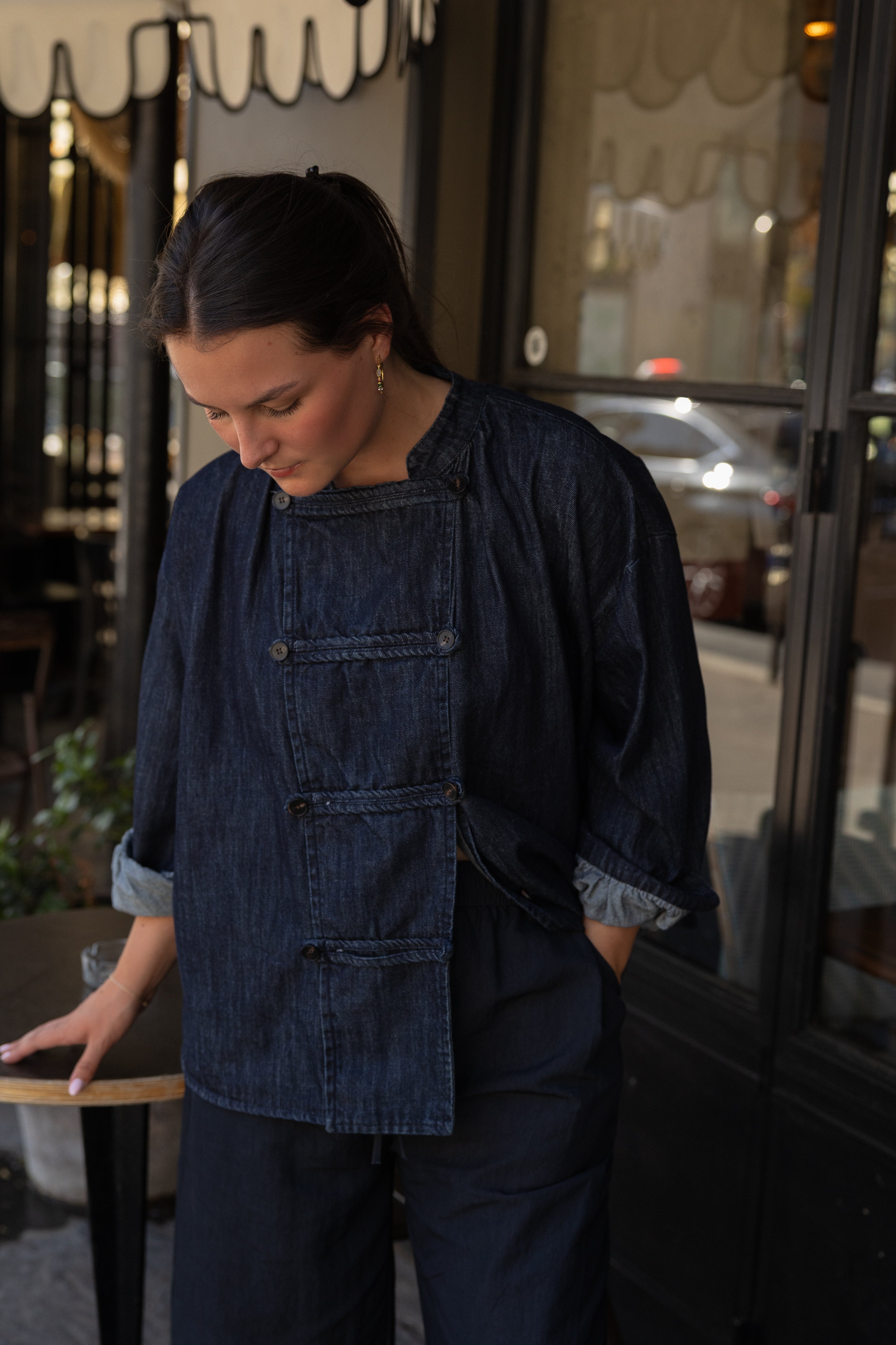 CAMILLE DENIM TOP