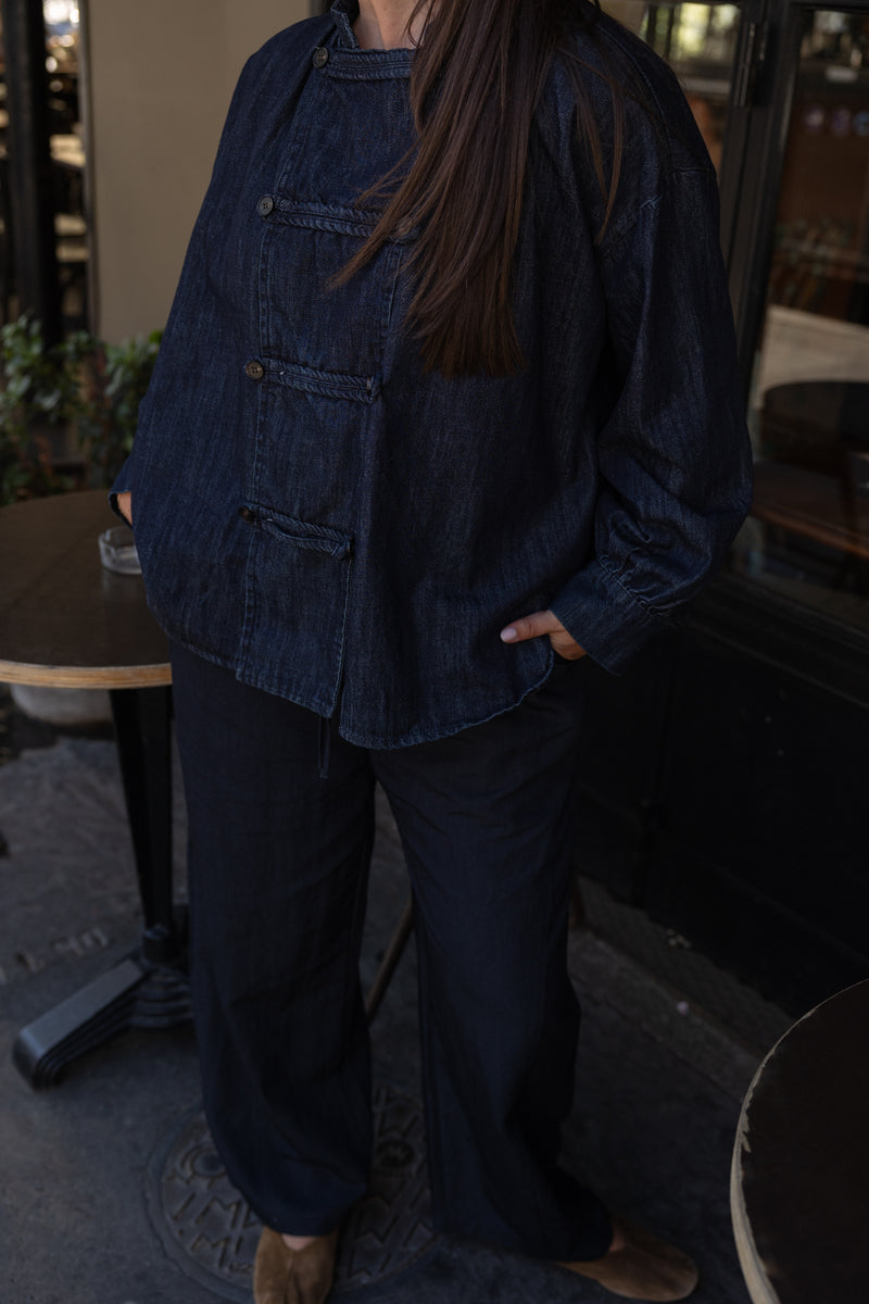 CAMILLE DENIM TOP