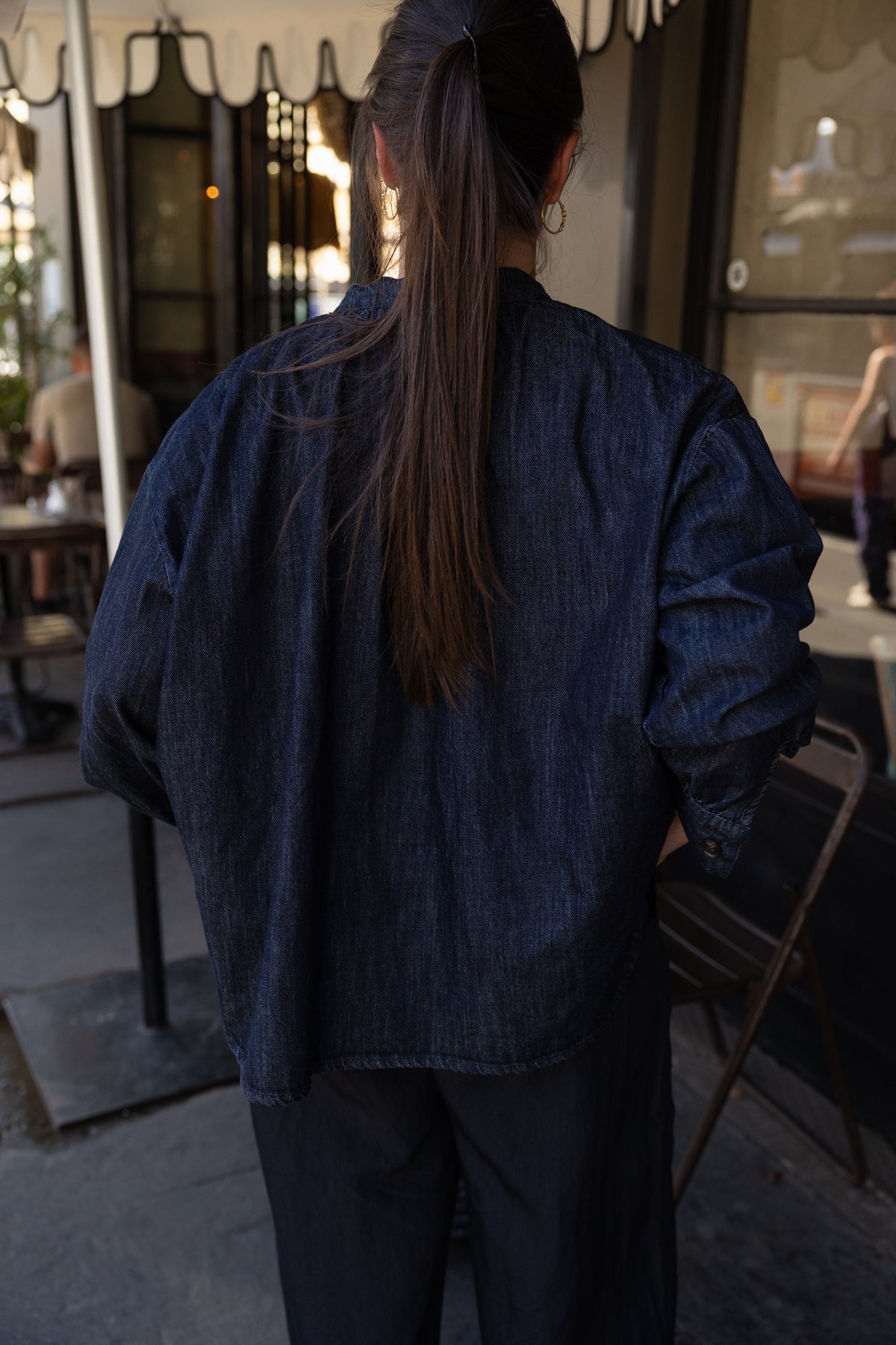CAMILLE DENIM TOP