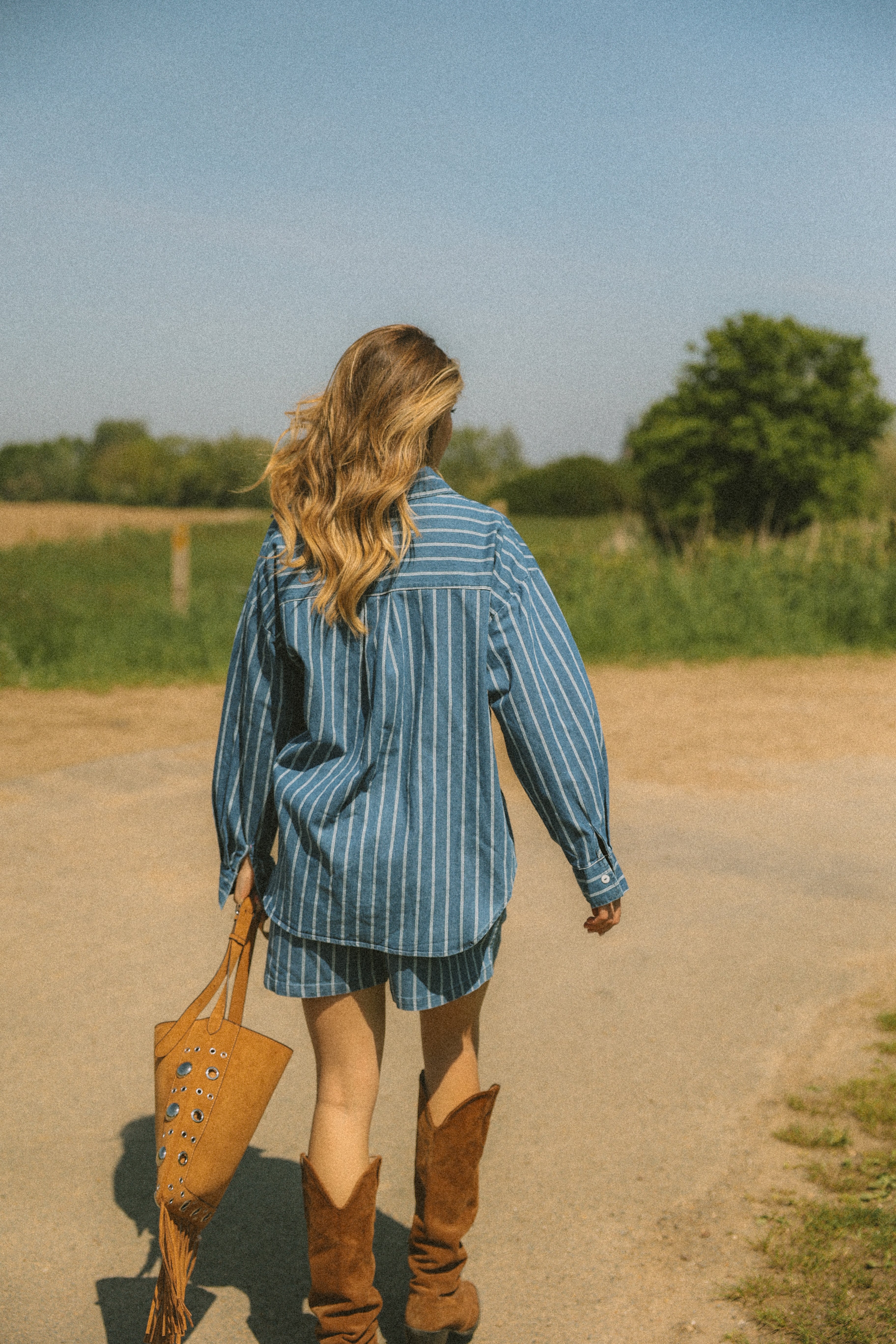 STRIPED LAUREN SHORT