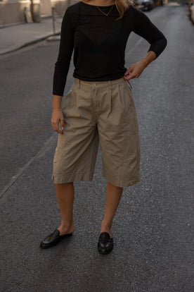 JULIE CARGO SHORTS BEIGE