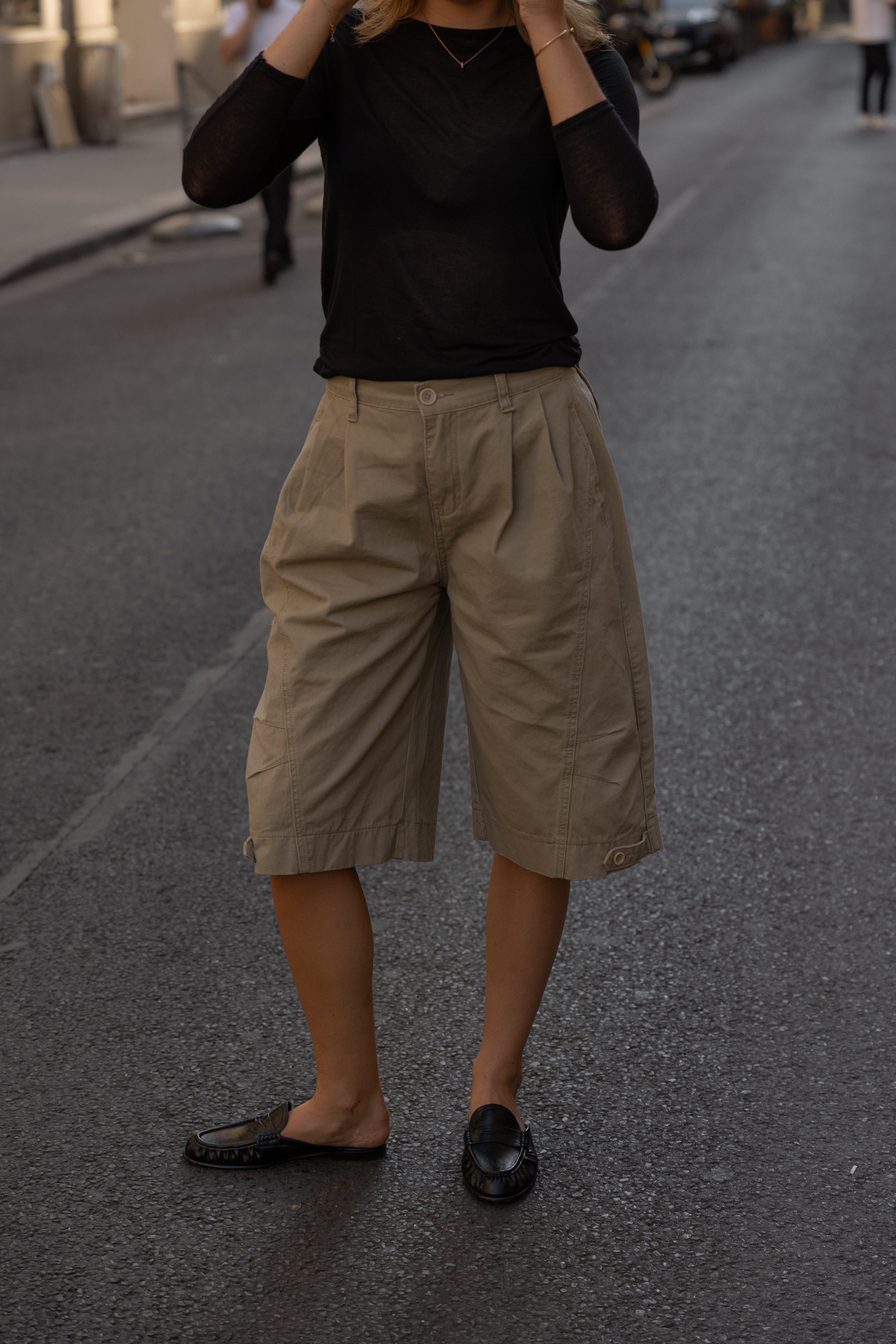 JULIE CARGO SHORTS BEIGE