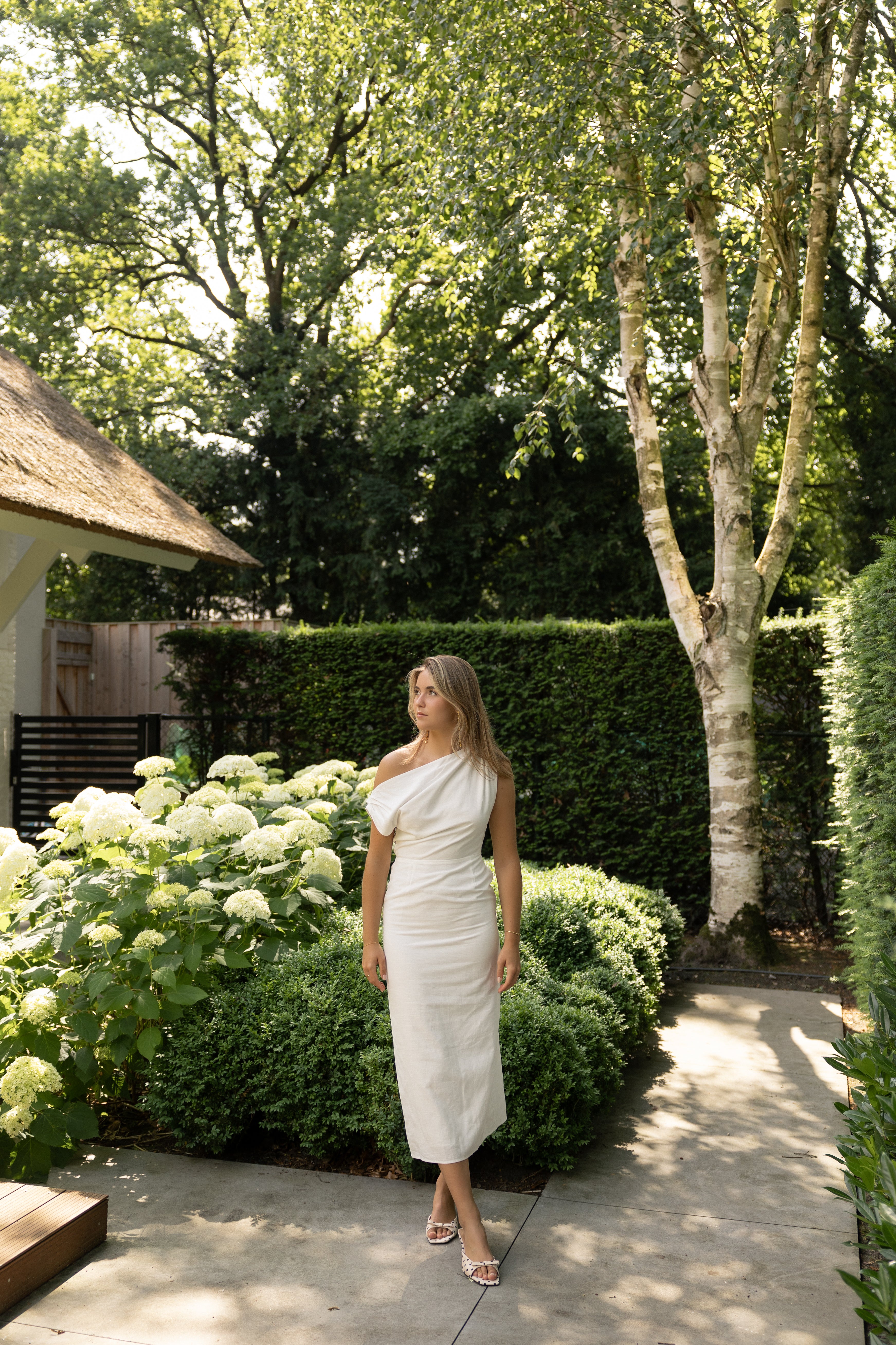 HAZEL DRESS WHITE
