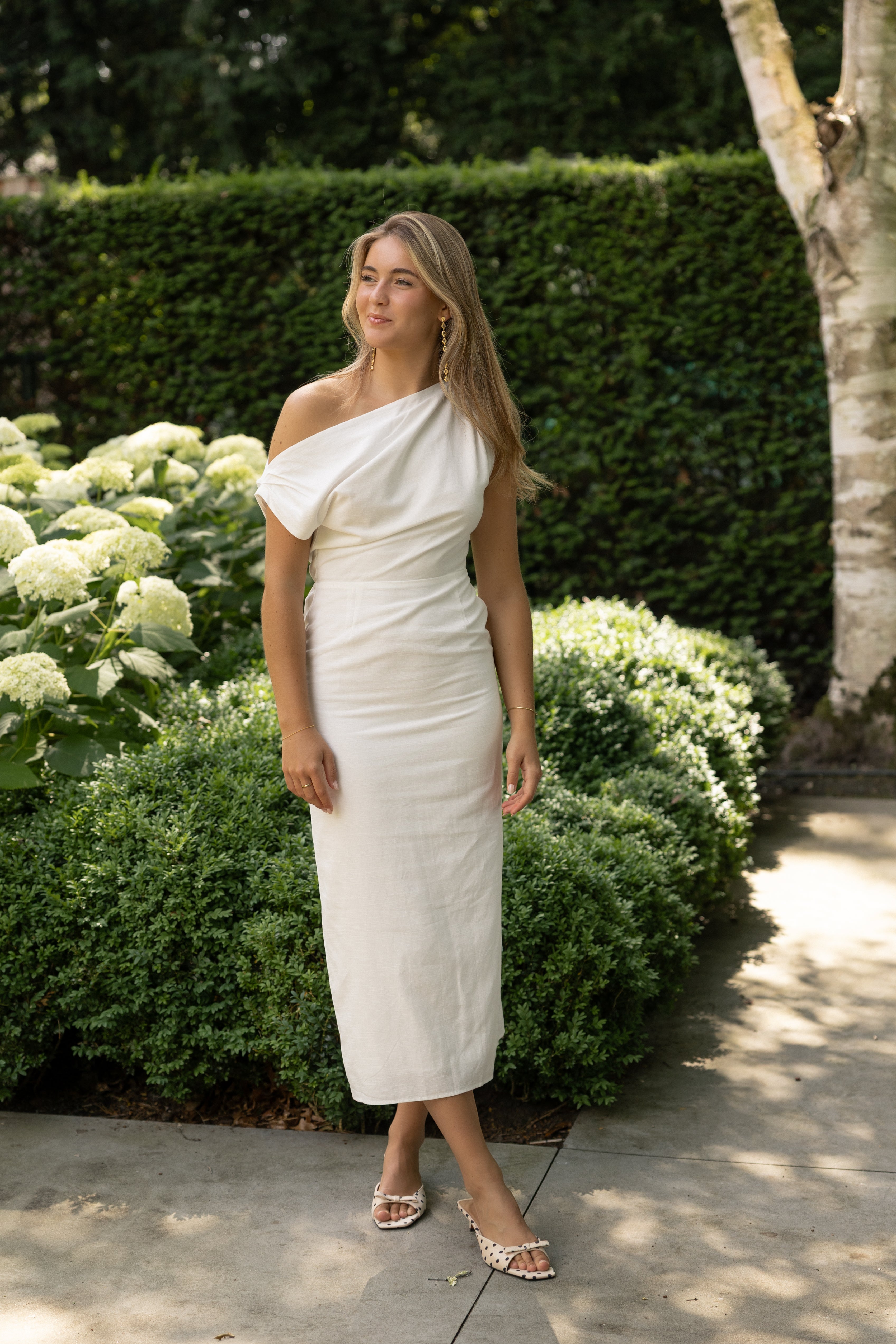 HAZEL DRESS WHITE