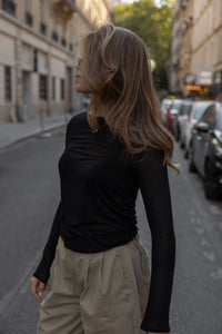 THE CASSIE TOP BLACK
