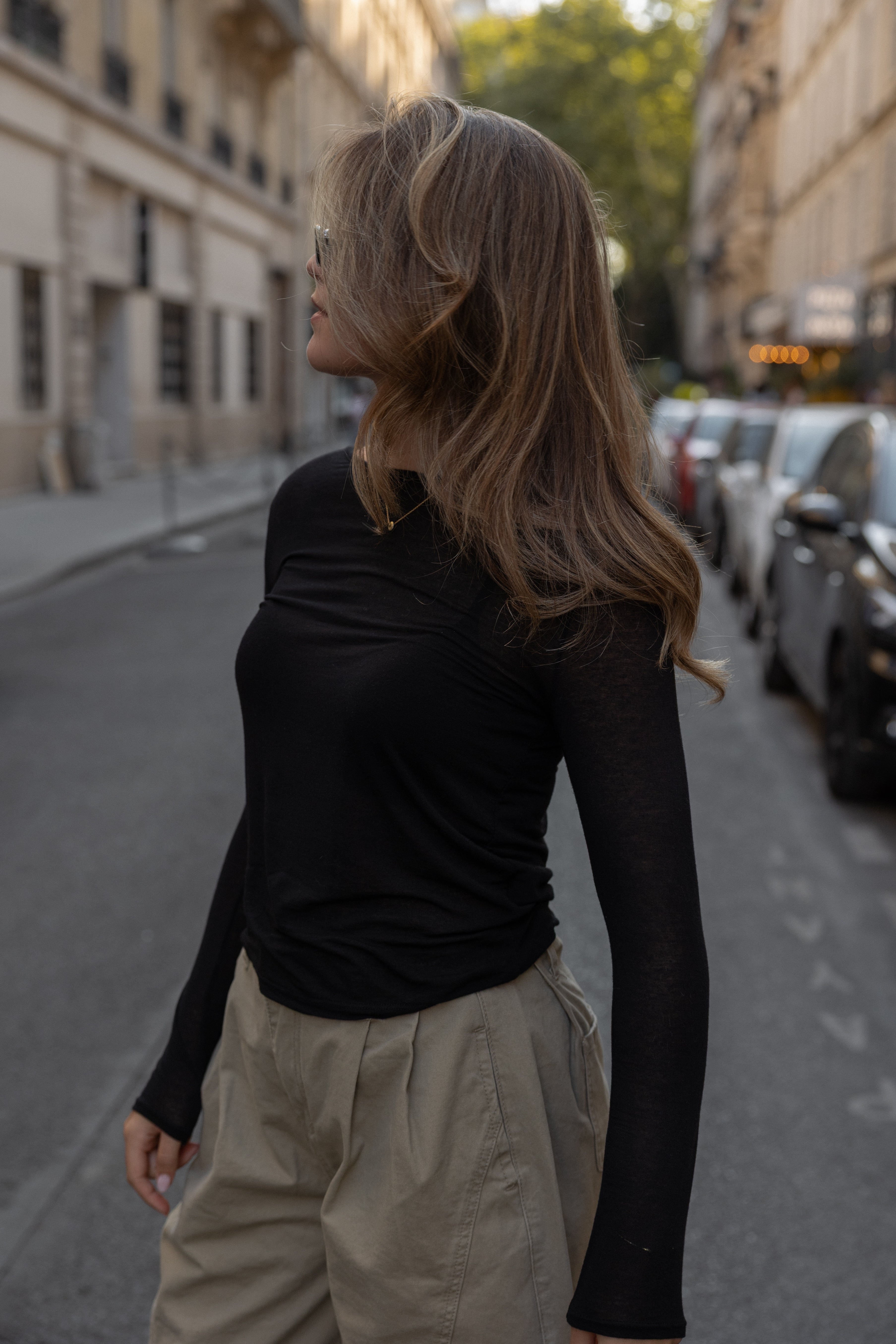 THE CASSIE TOP BLACK