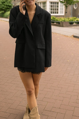 OVERSIZED CATH BLAZER BLACK