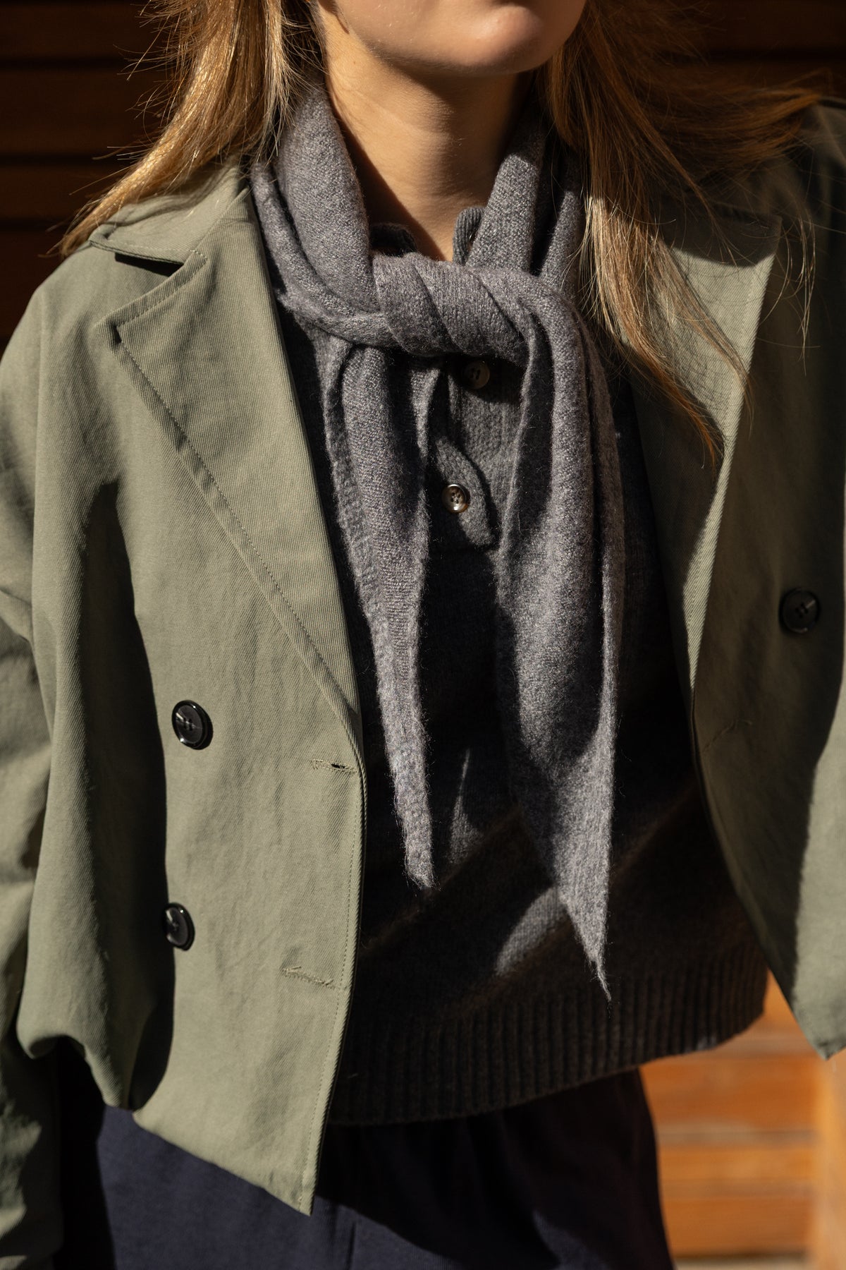 ATELJEE SCARF GREY