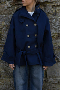 CHARLOTTE COAT NAVY