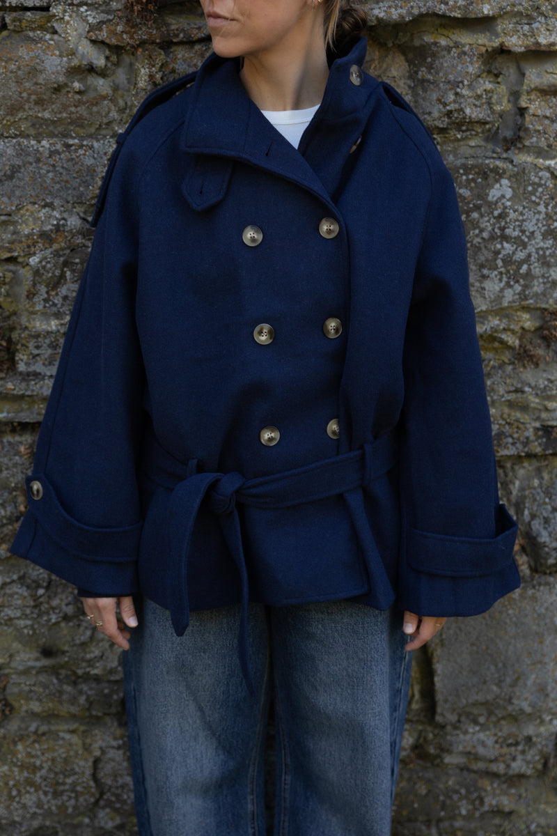 CHARLOTTE COAT NAVY