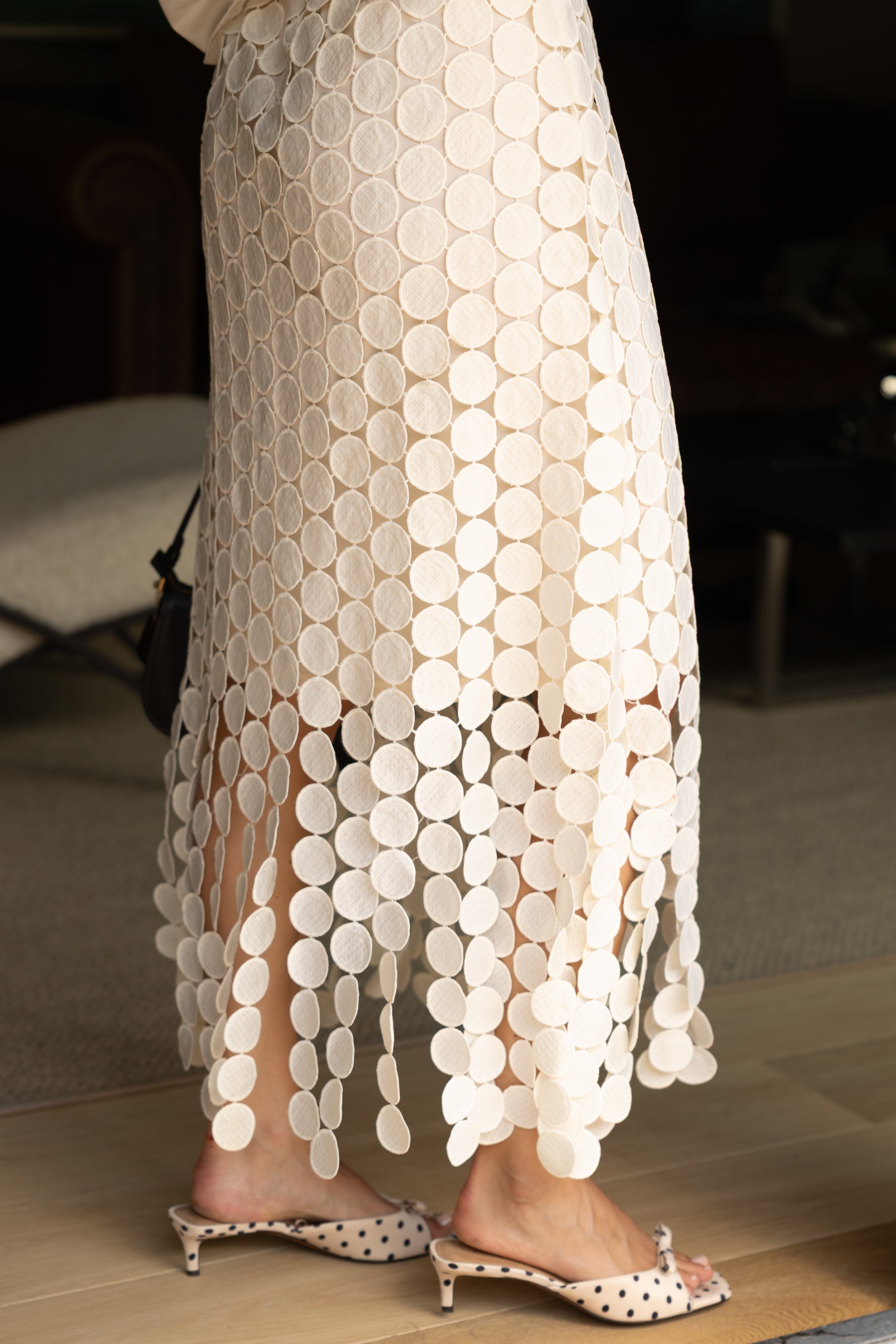 THE OLIVIA SKIRT ECRU