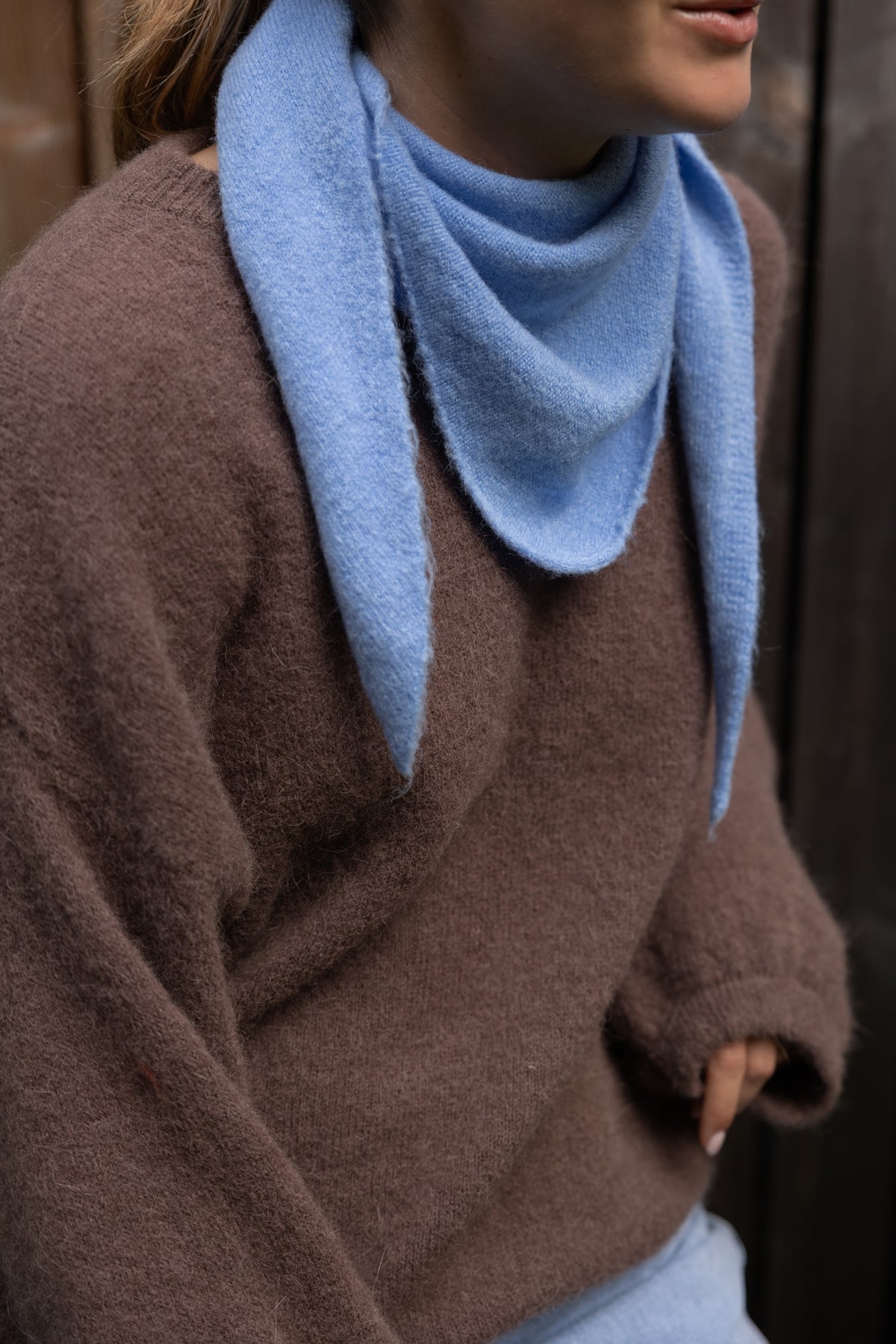 ATELJEE SCARF AZUR BLUE