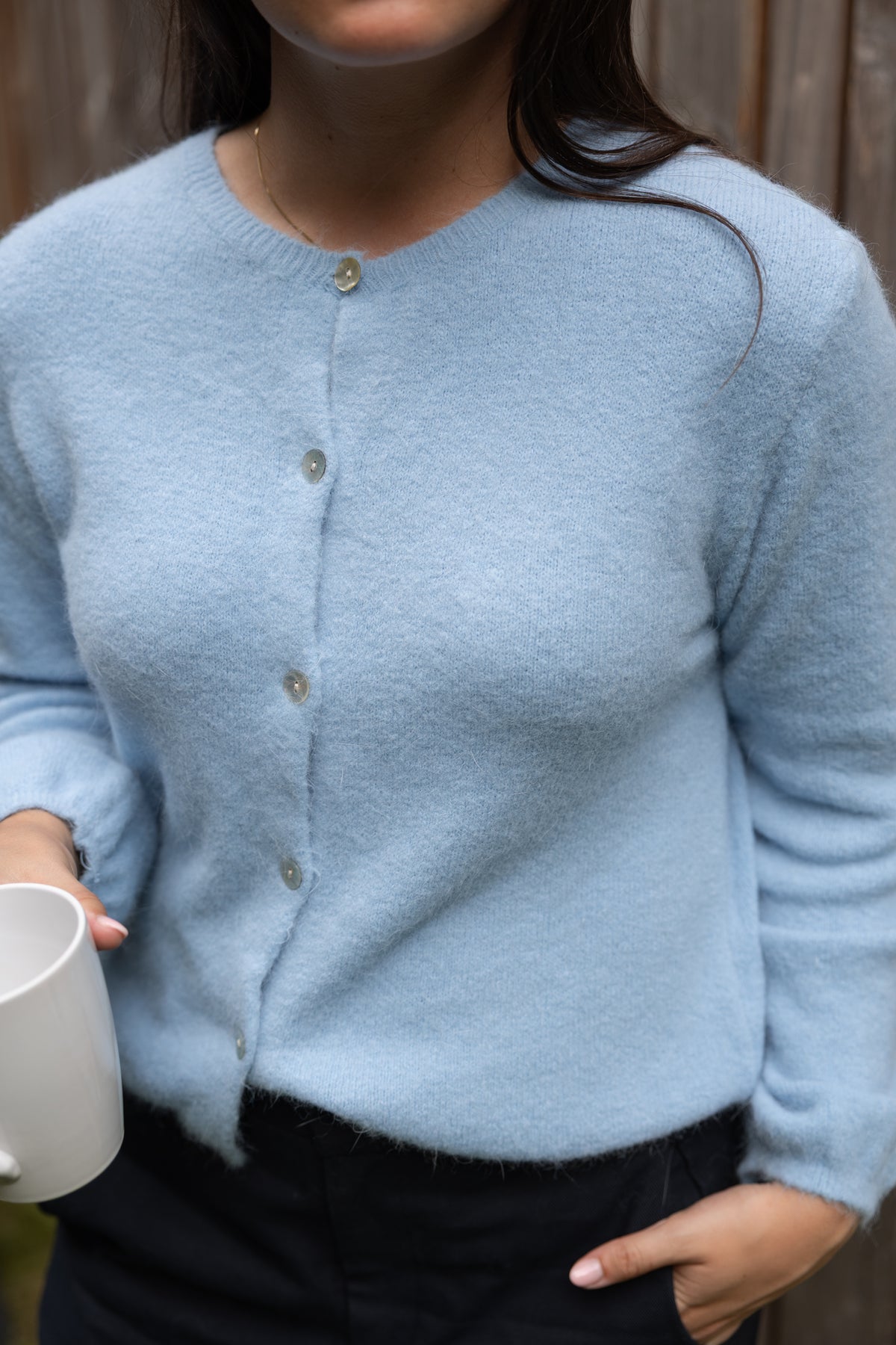 VIENNA CARDIGAN LIGHT BLUE