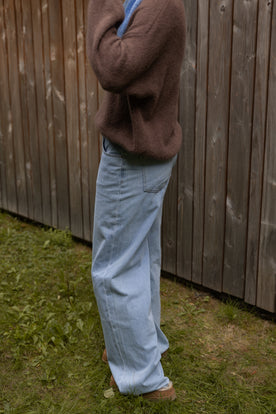 FULL LENGTH WIDE CELESTE JEANS LIGHT DENIM