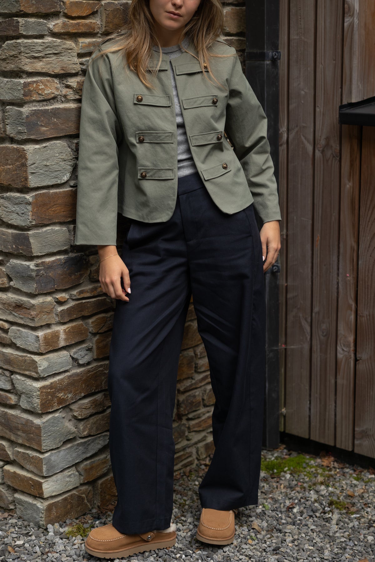 BUTTON JOSIE JACKET KAKI