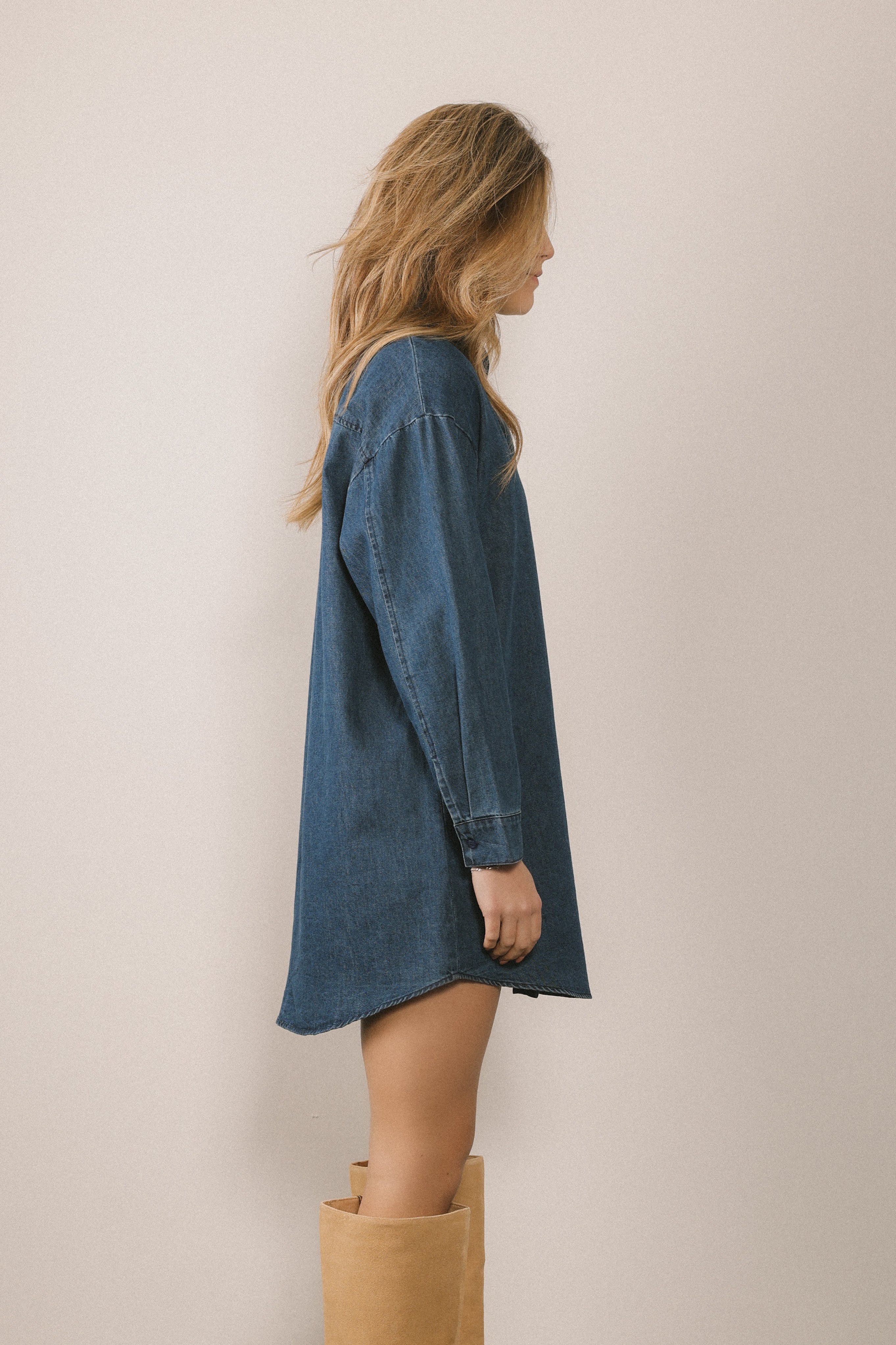 DENIM SAM DRESS