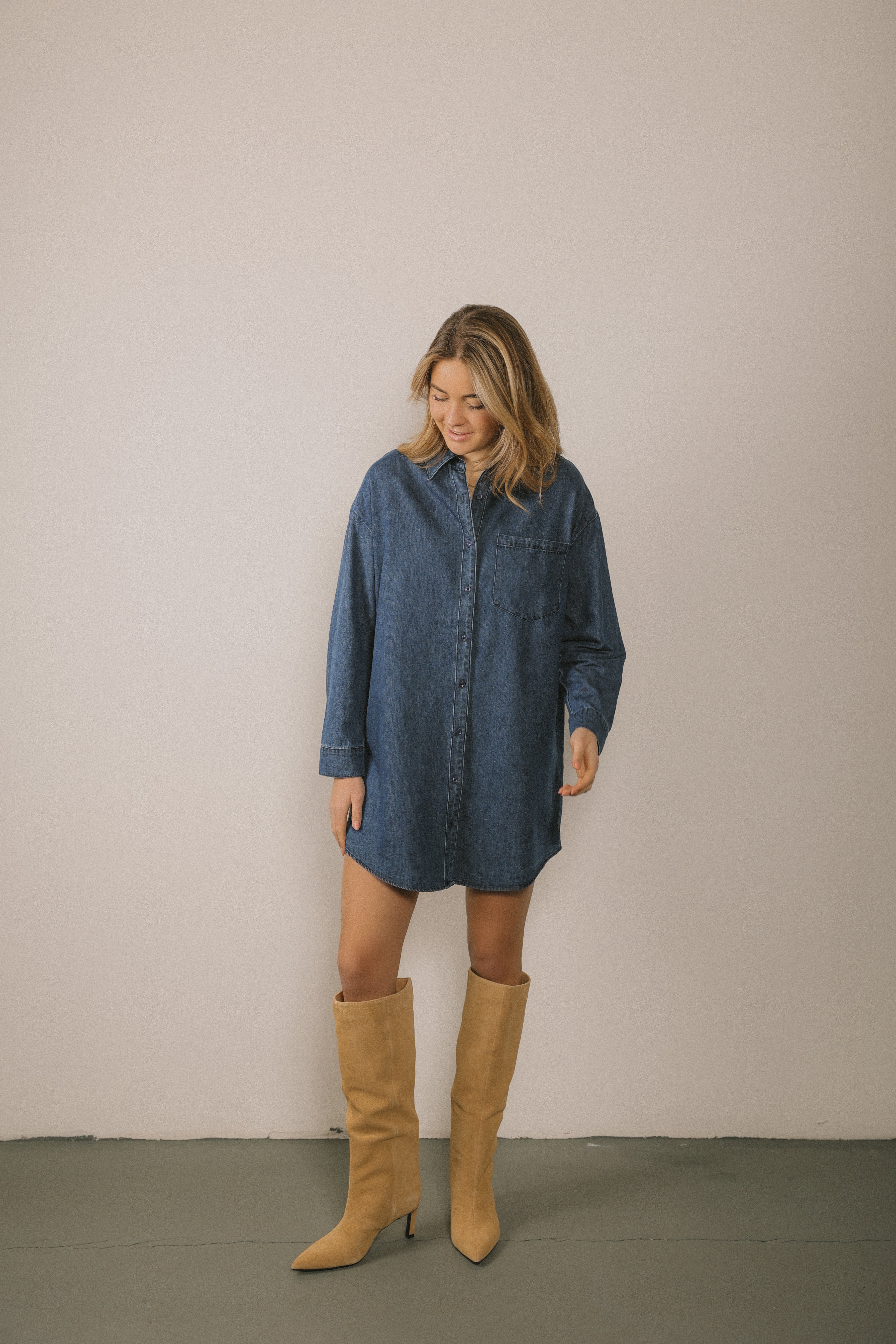 DENIM SAM DRESS