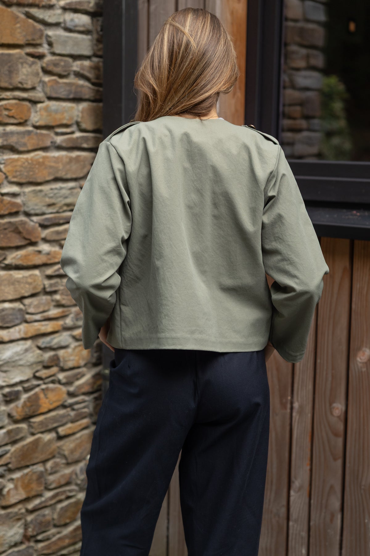 BUTTON JOSIE JACKET KAKI