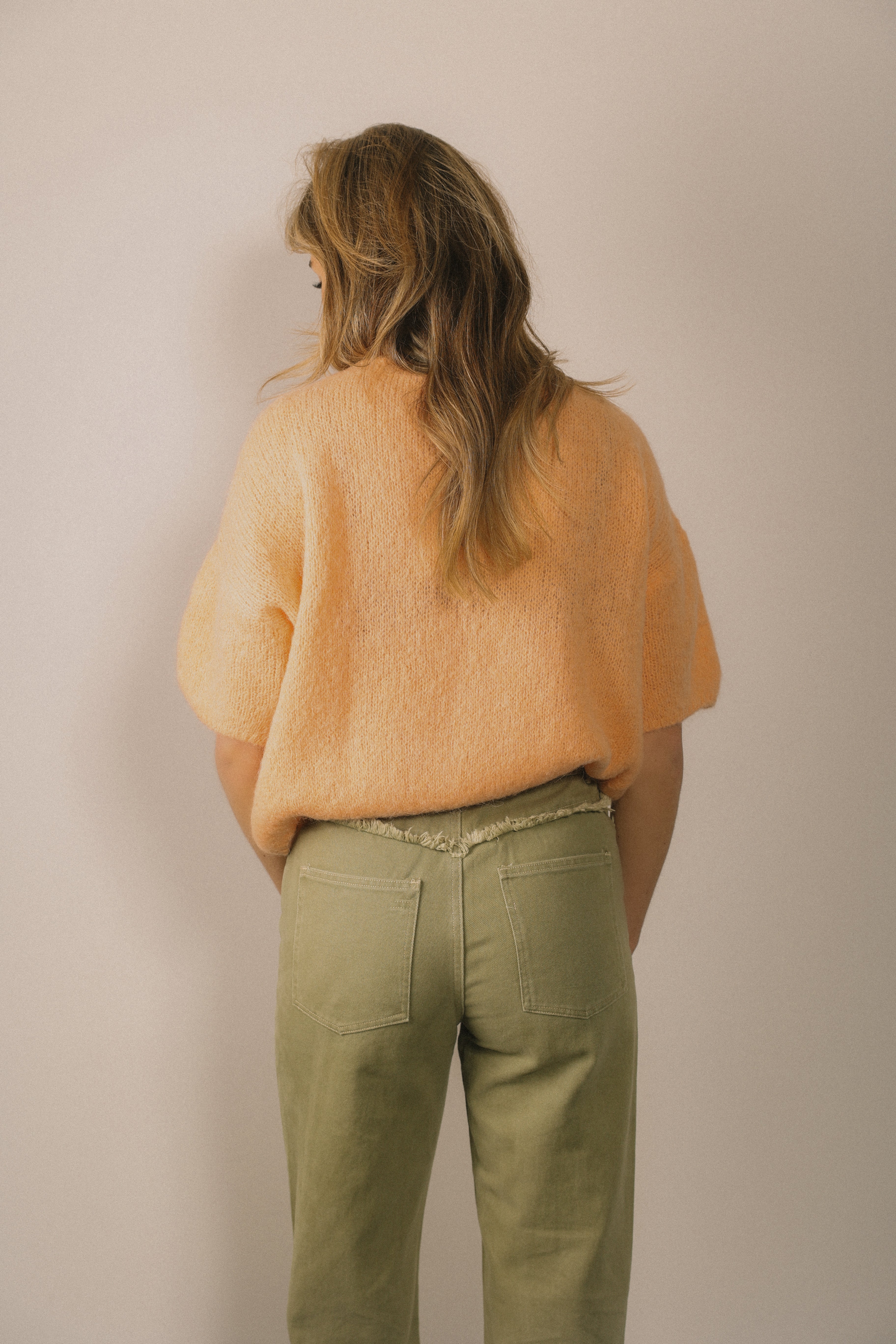 MOHAIR SAAR KNIT ORANGE