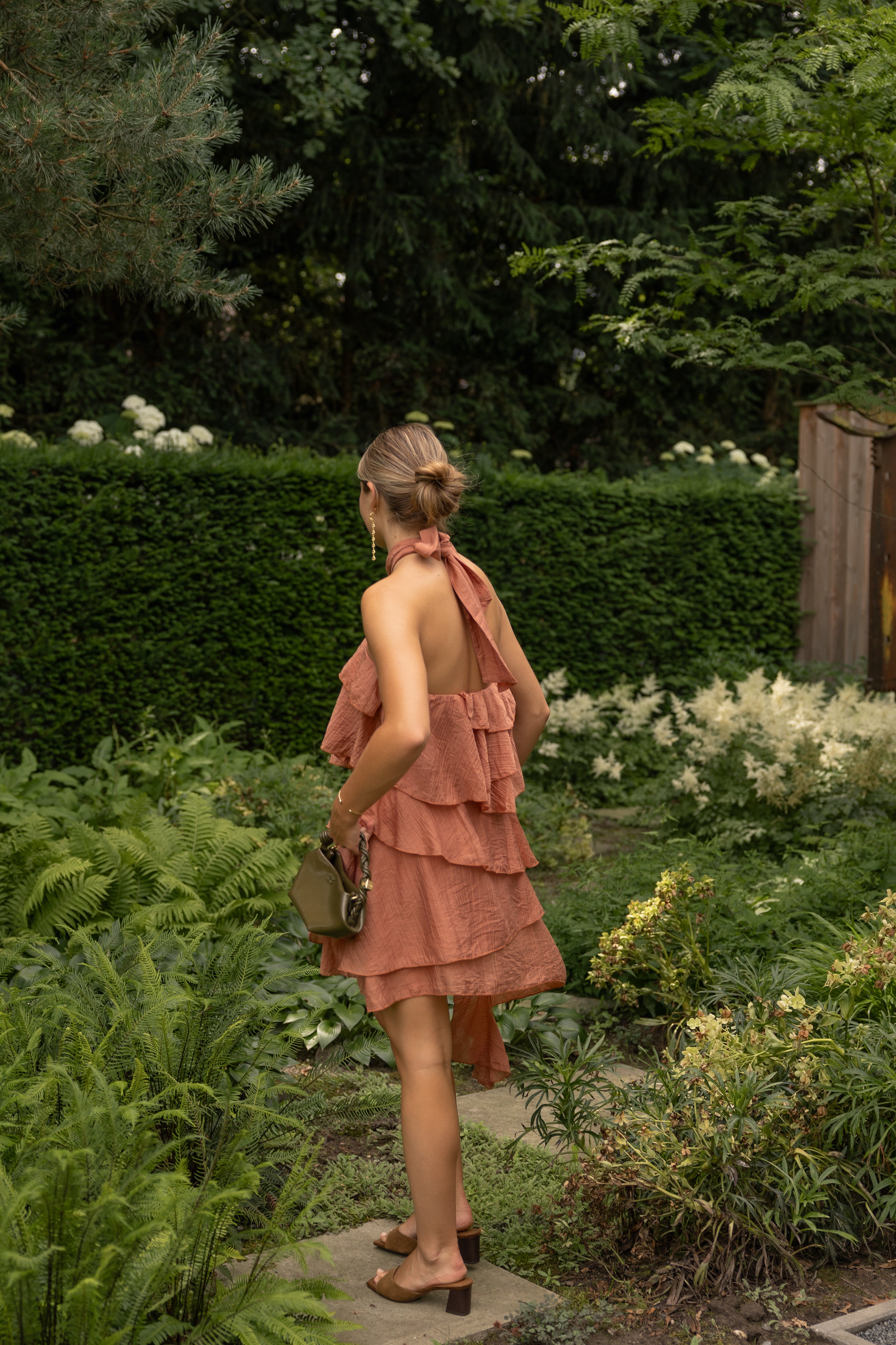 THE JOSIE DRESS RUST