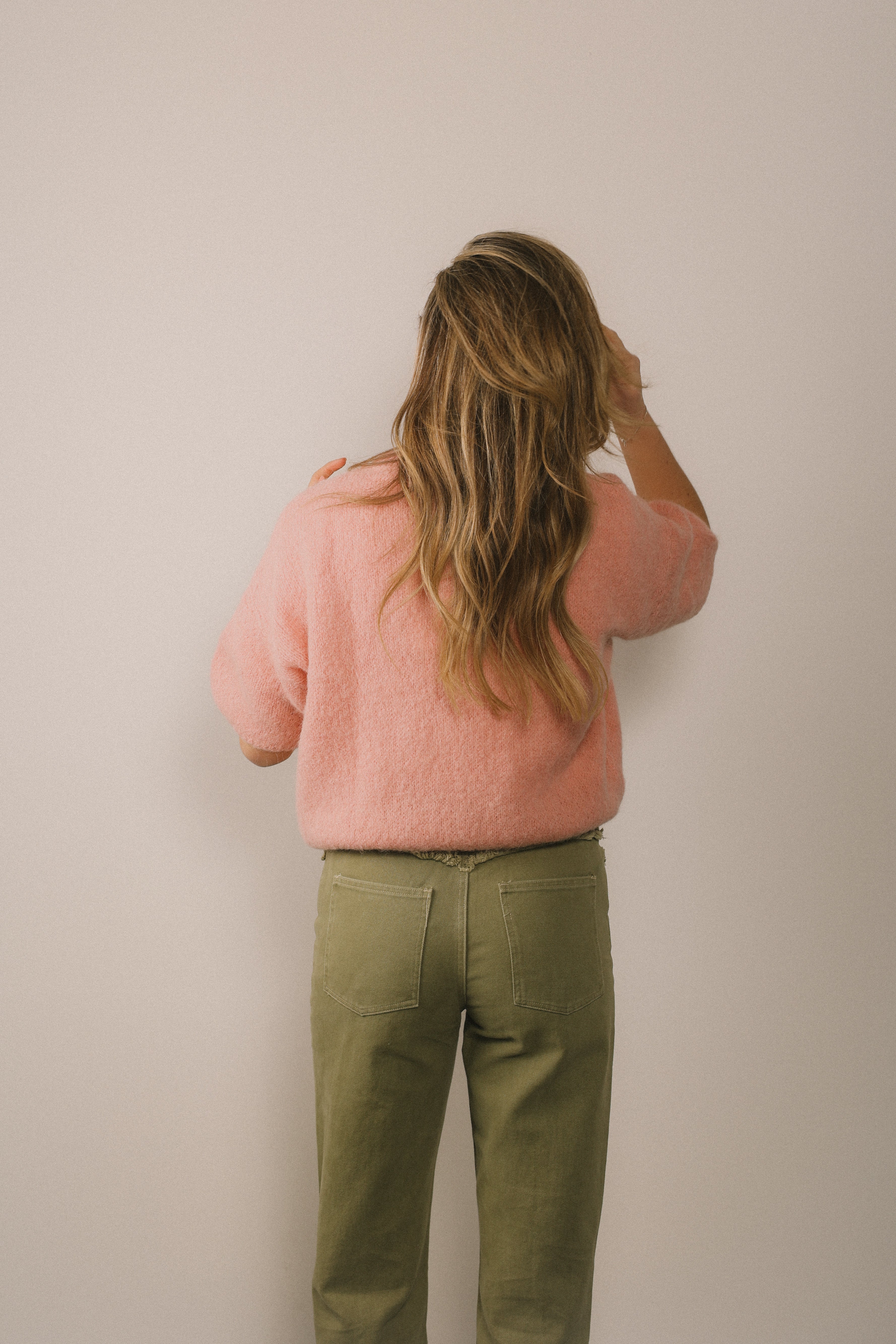 MOHAIR SAAR KNIT PINK